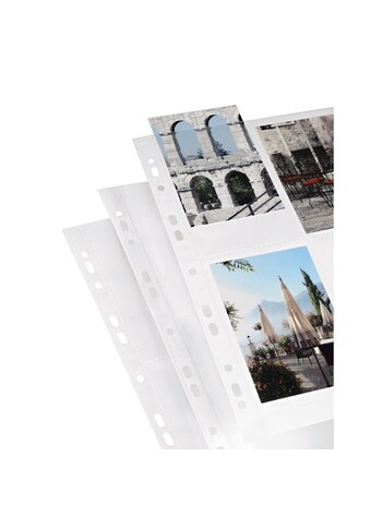 Foto-Hülle »Foto-Hüllen, DIN A4, für 8 Fotos im Format 10x15 cm, Weiß, 10 Stück«
