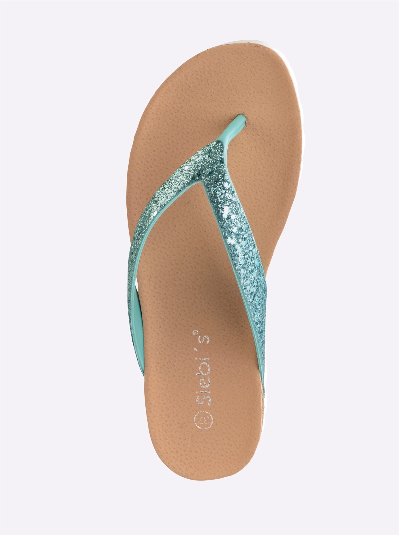 Zehentrenner, Dianette mit Glitzer