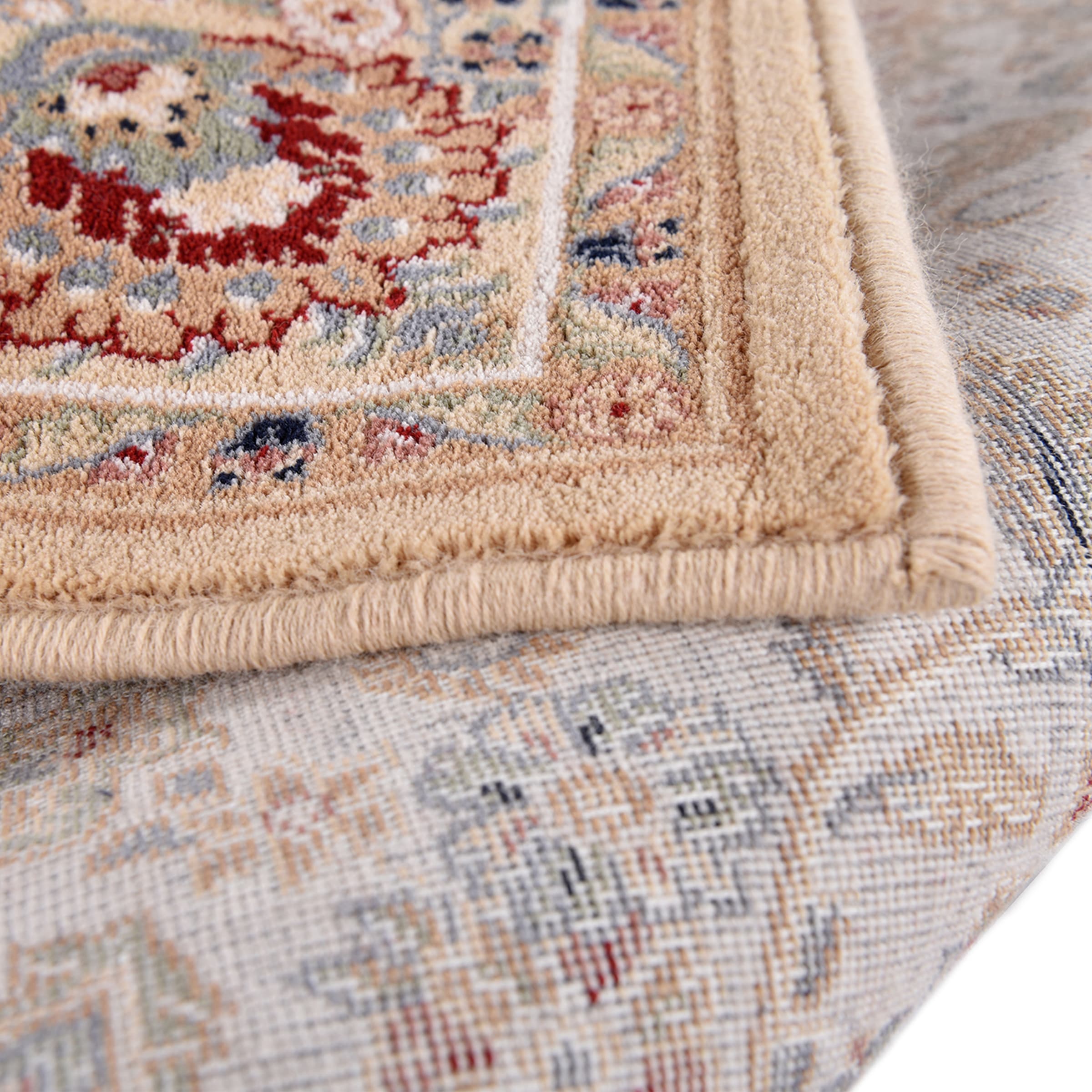THEKO Wollteppich »Dolna - 859« rechteckig 10 mm Höhe Kurzflor, reine Wolle, Orient-Optik, auch in rund, Wohnzimmer
