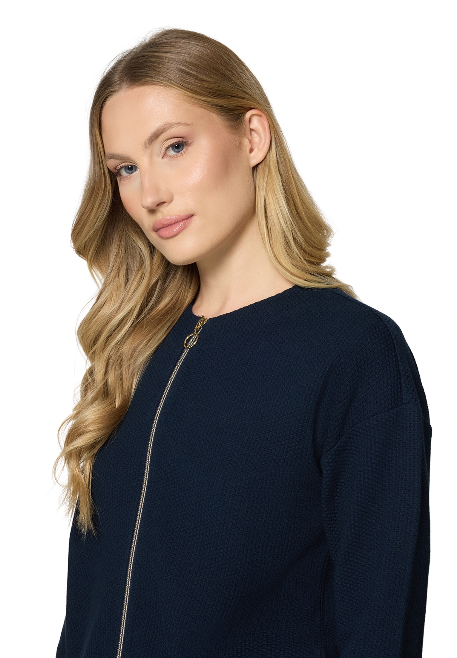 Betty Barclay Sweatshirt »Shirtjacke mit Struktur«
