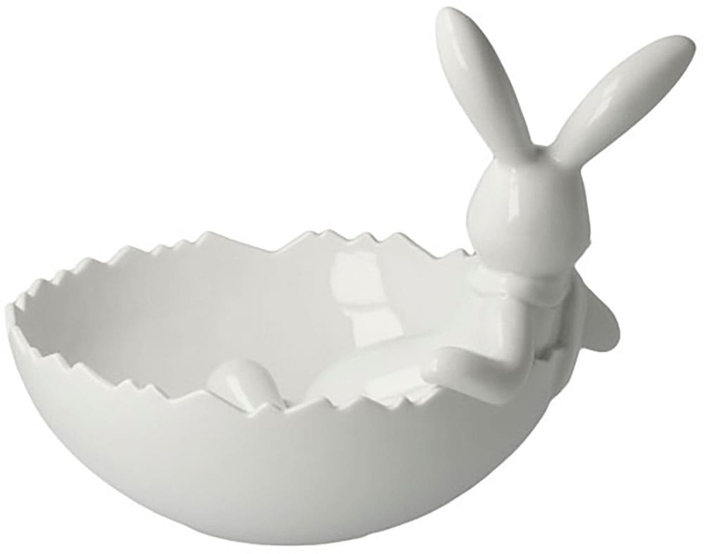 Goebel Osterhase »Figur Hase mit Schale Snow White - Sweets for my Sweet«, Osterfigur, Dekofigur, Ostern, Osterdekoration