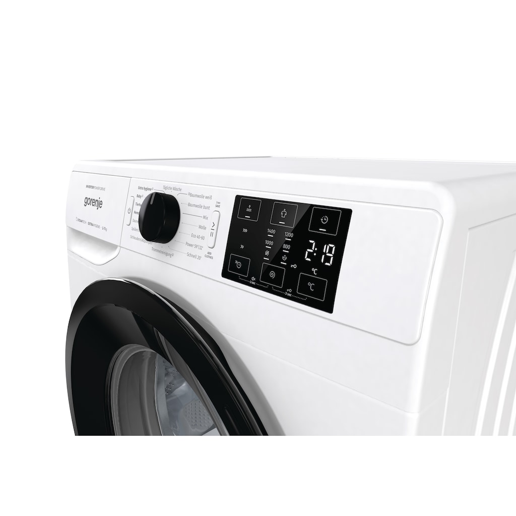 GORENJE Waschmaschine, WNEI 74 SAPS, 7 kg, 1400 U/min