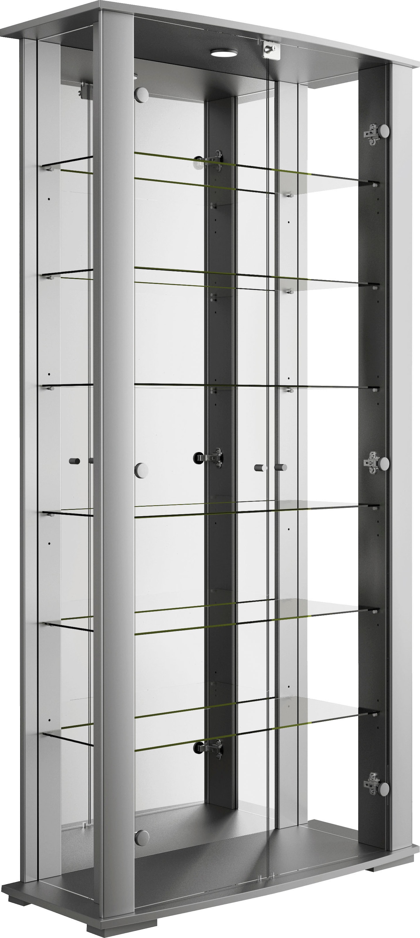 fif möbel Vitrine »STELLA« Standvitrine/Glasvitrine 2x Glastür,perfekt für Sammler,Sammlervitrine