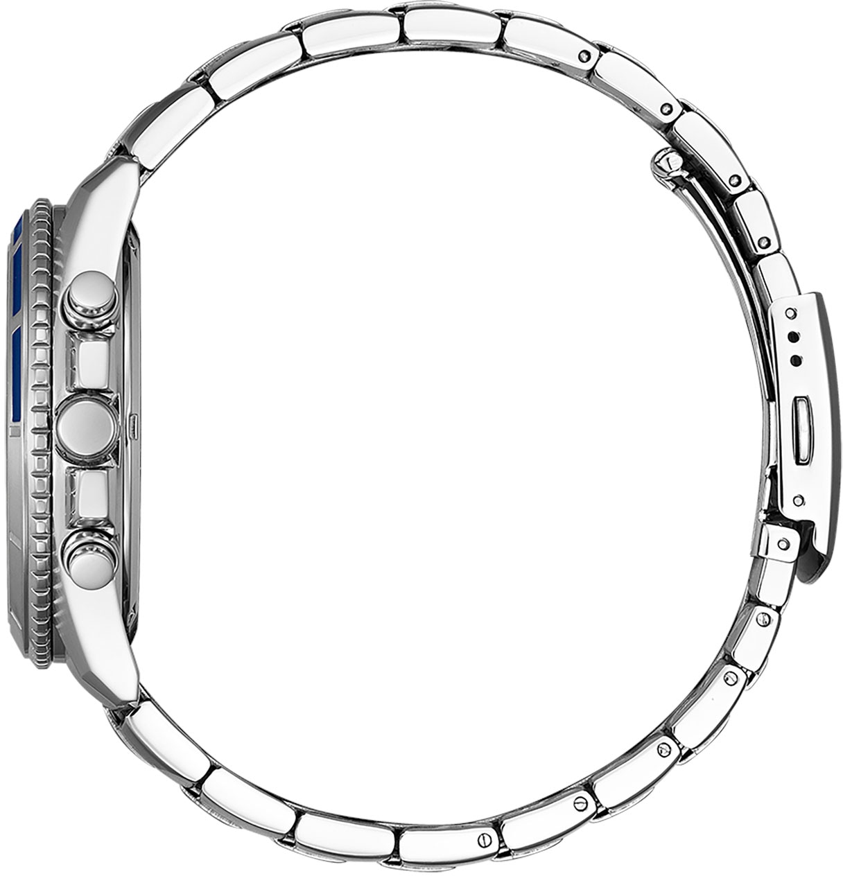 Citizen Chronograph, Armbanduhr, Quarzuhr, Herrenuhr, Edelstahlarmband