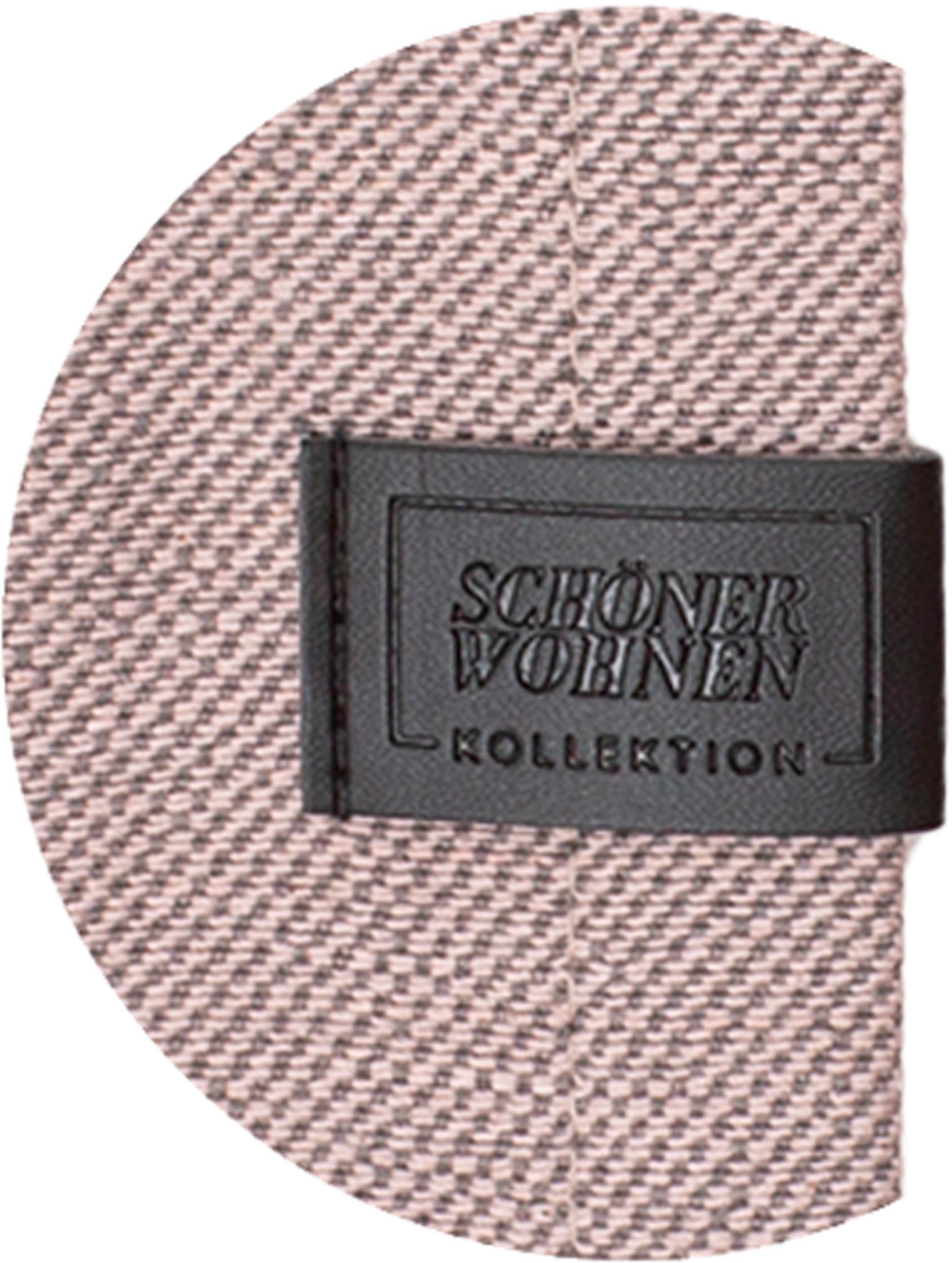 SCHÖNER WOHNEN-Kollektion Vorhang »Solo«, (1 St.), mit Lederapplikation