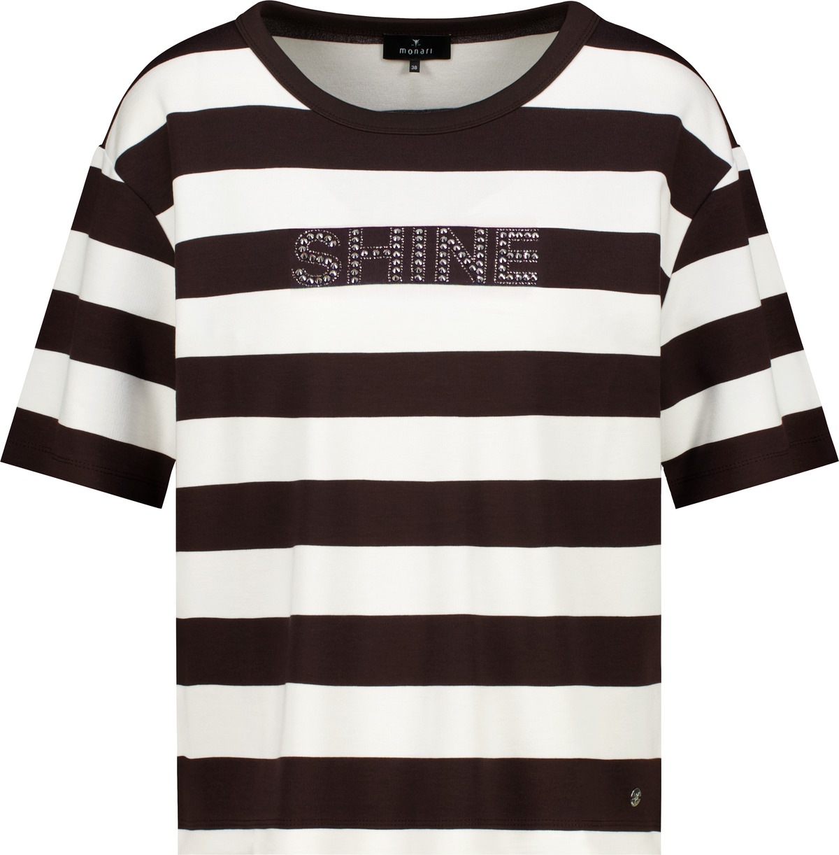 Monari Sweatshirt »Sweatshirt Basic Ringel+Schmuck«, mit Blockstreifen
