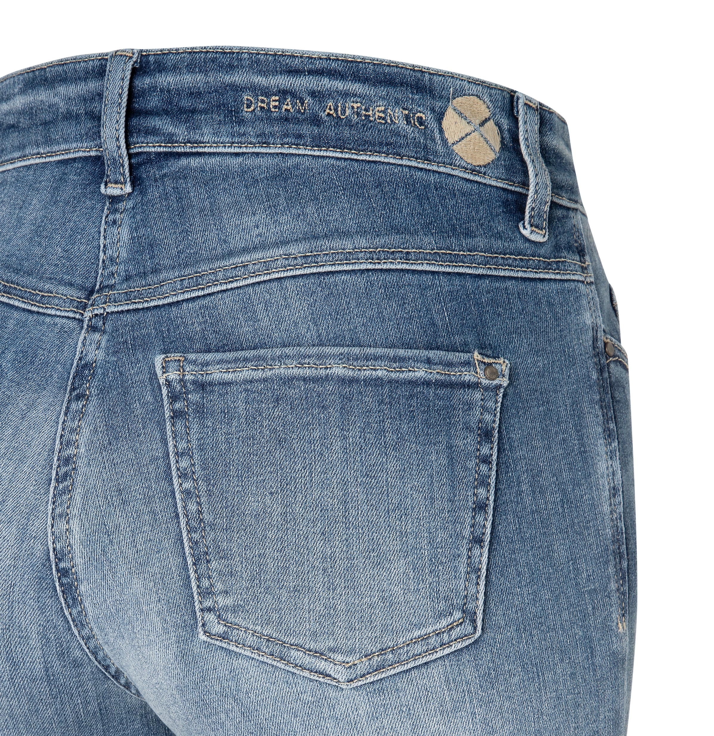 MAC Weite Jeans »Dream Wide authentic«, mit formendem Shaping-Effekt
