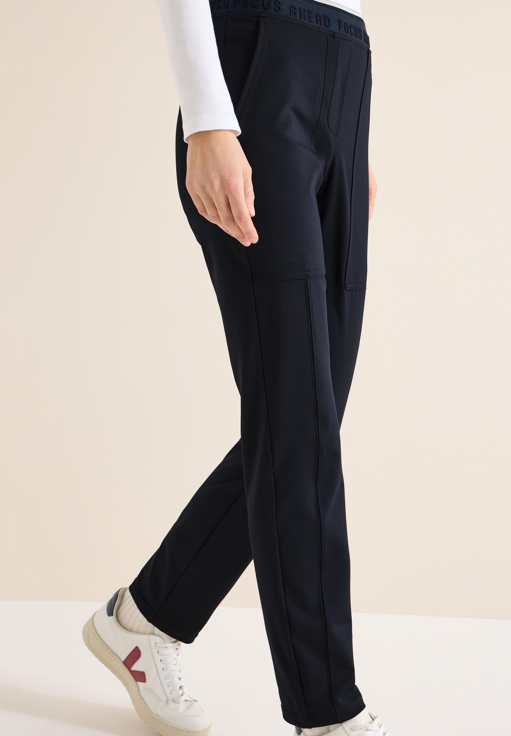 Cecil Stoffhose »Style Tracey«  mit Stretch und elastischem Bund