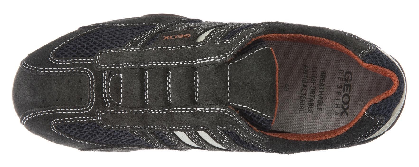 Geox Slip-On Sneaker »UOMO SNAKE«, Freizeitschuh, Slipper mit Geox Spezial Membran