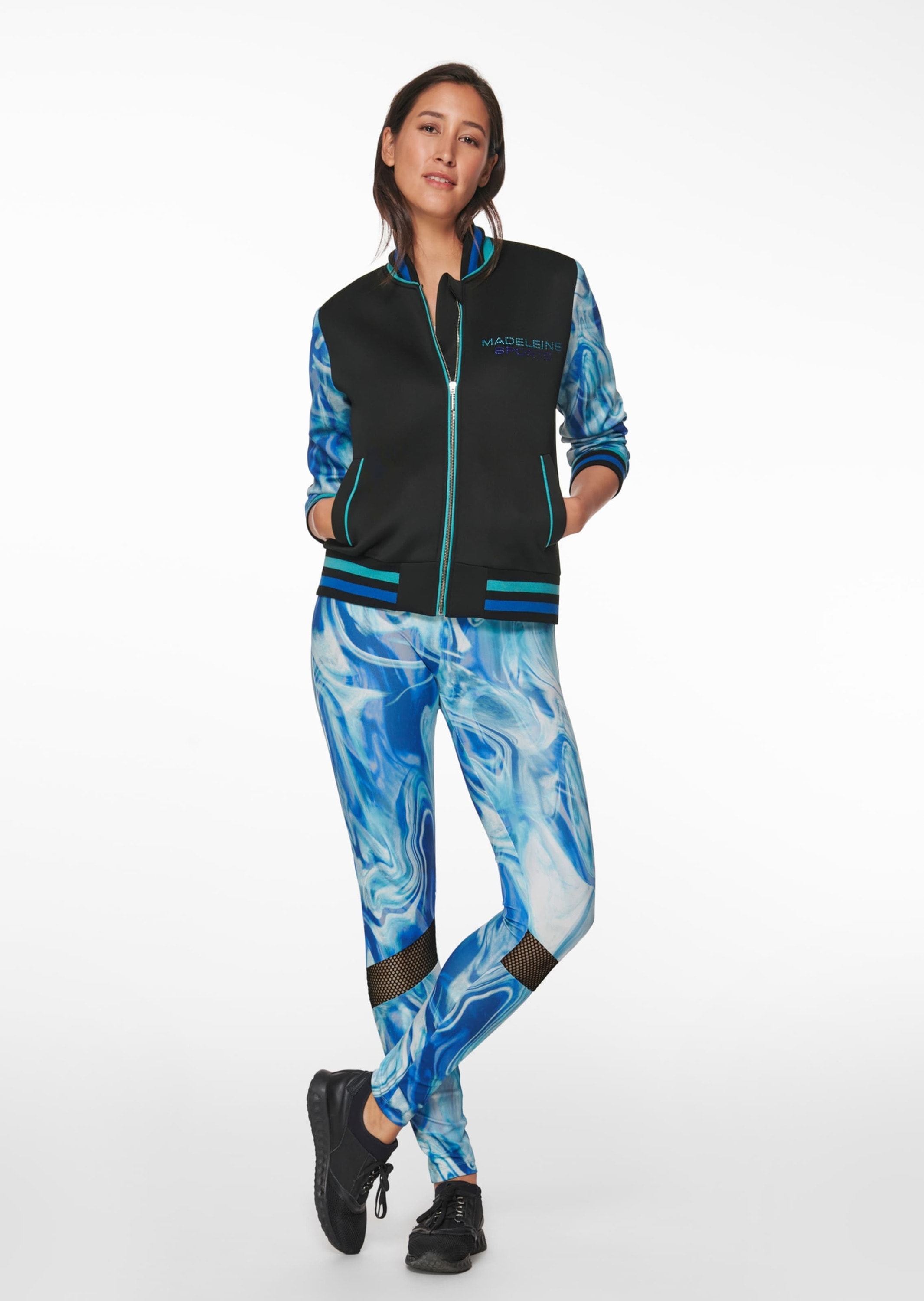 MADELEINE Leggings »Leggings Leggings mit coolen Netzeinsätzen«