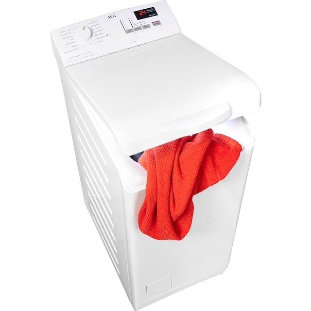 AEG Waschmaschine Toplader, L6TBA41460, 6 kg, 1400 U/min mit 3 Jahren XXL  Garantie