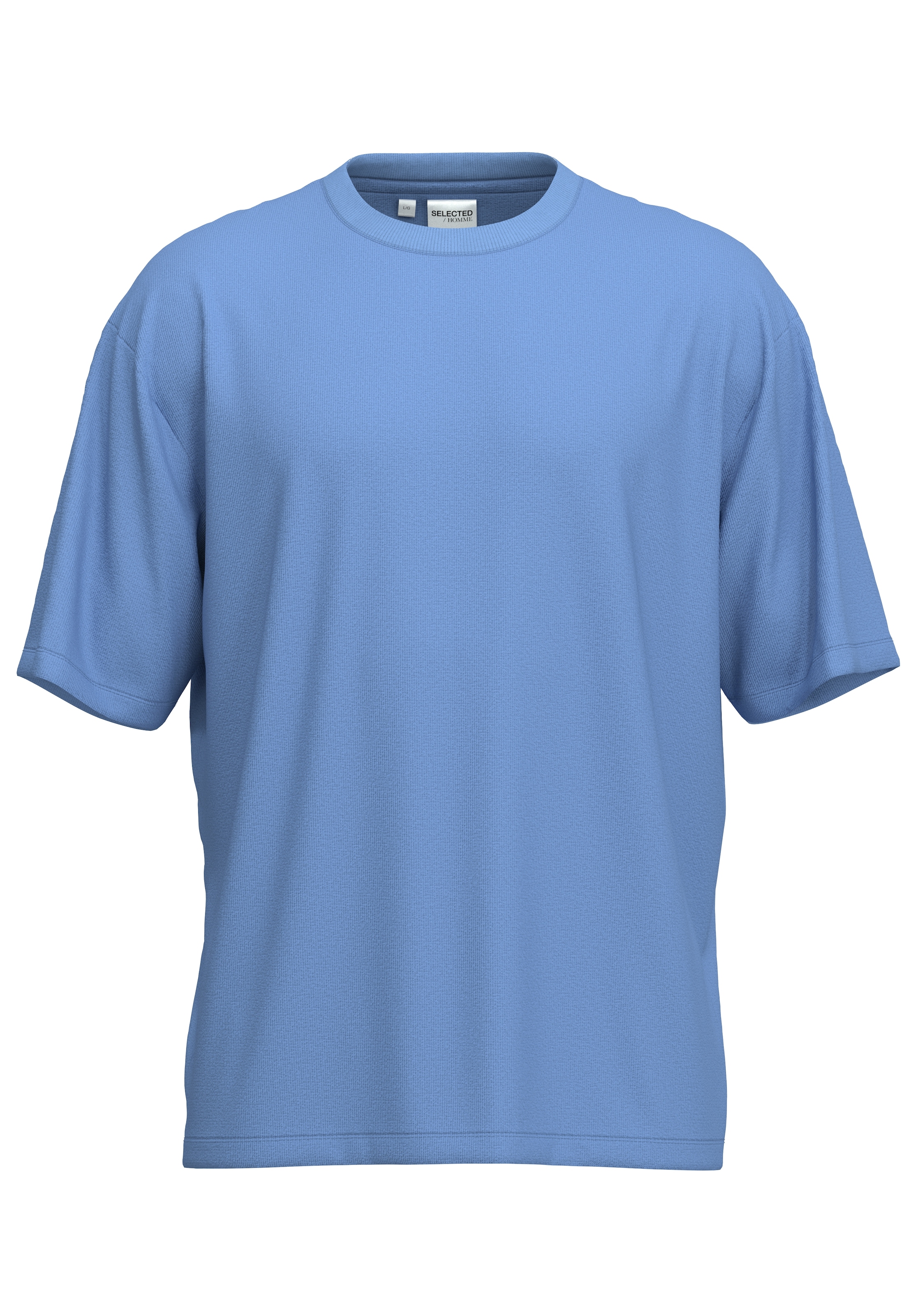 SELECTED Rundhalsshirt »SLHLOOSEOSCAR SS O-NECK TEE NOOS«