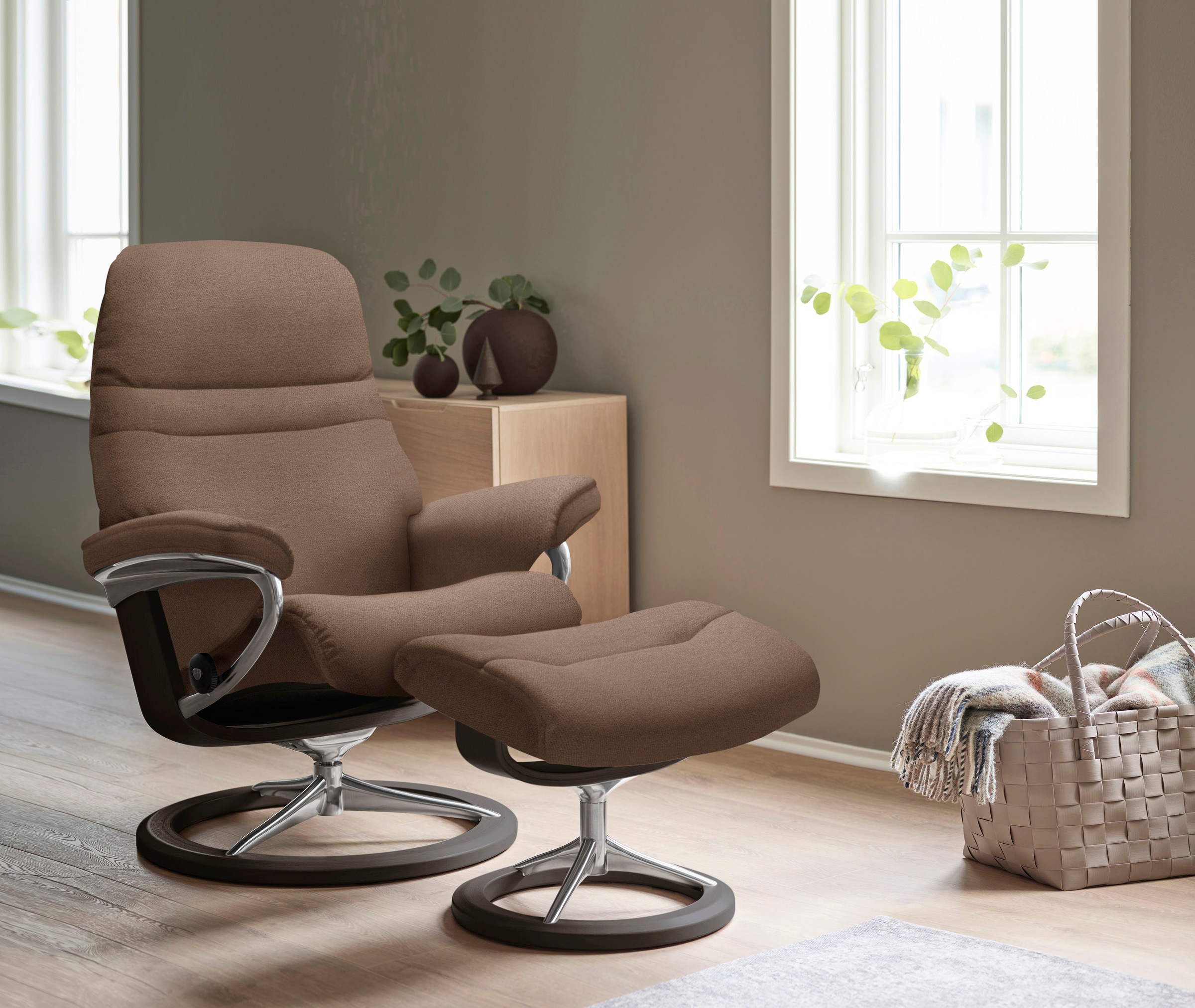 Stressless® Relaxsessel »Sunrise«, mit Signature Base, Größe S, Gestell Wenge