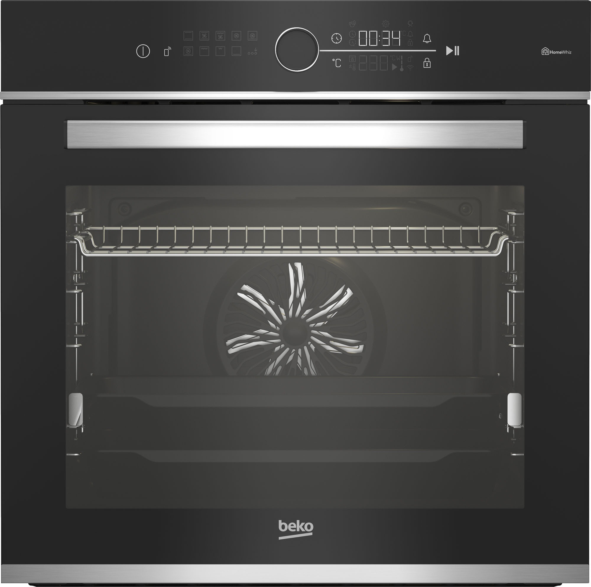 BEKO Einbaubackofen  »BBIM13400XMPSEW 7757787687«, mit 1-fach-Teleskopauszug, Pyrolyse-Selbstreinigung