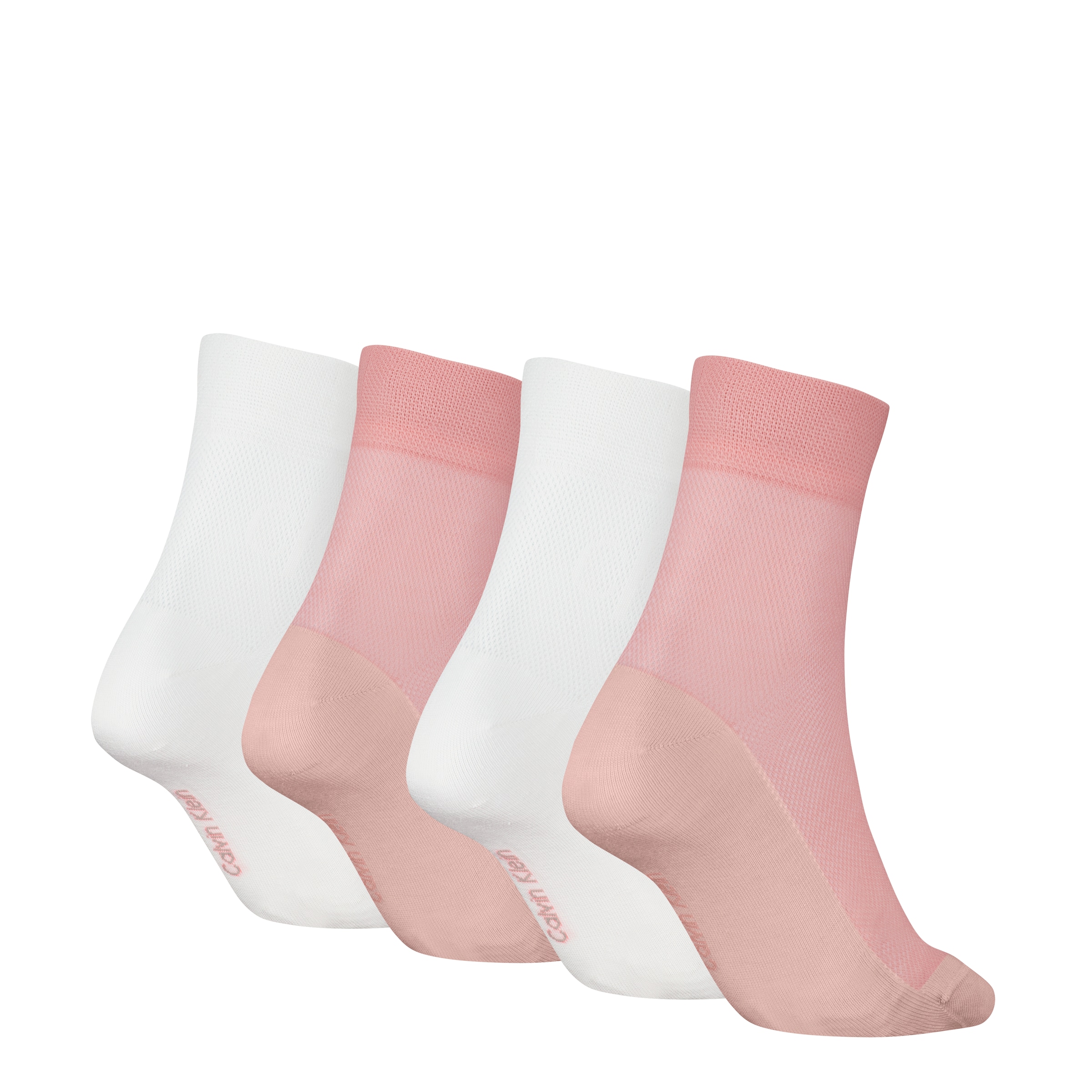 Calvin Klein Jeans Socken »CKJ WOMEN SHORT SOCK 4P MESH ECOMM«, (4 Paar), mit dezentem Logo-Print