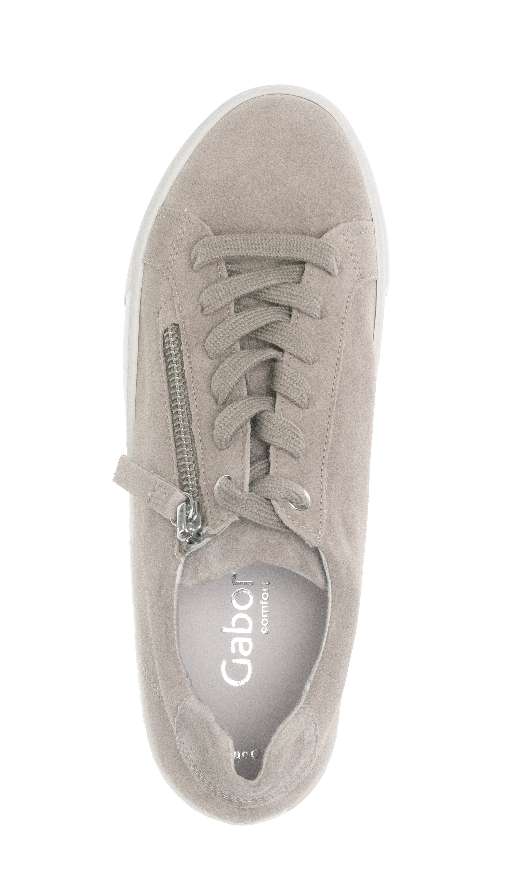 Gabor Plateausneaker »FLORENZ«  Freizeitschuh, Halbschuh, Schnürschuh mit Außenreißverschluss, G-Weite