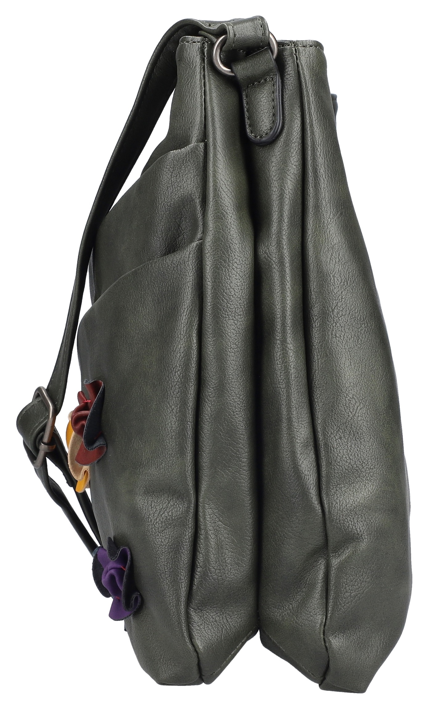 Rieker Umhängetasche »Montenegro«, Schultertasche Damen Tasche mit dekorativen Aufnähern