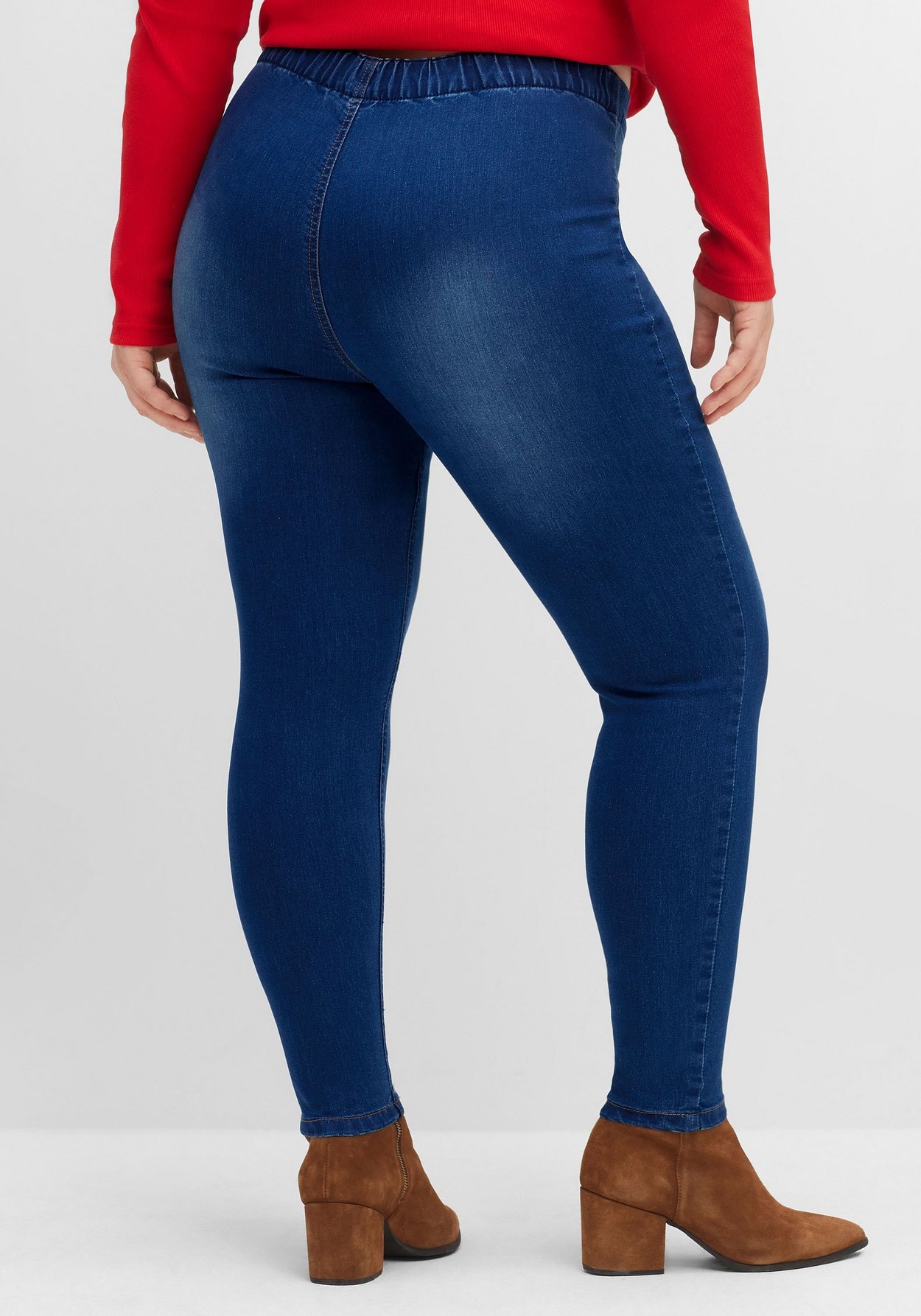 Sheego Jeansjeggings »Jeggings im Doppelpack, mit Kontrastnähten«