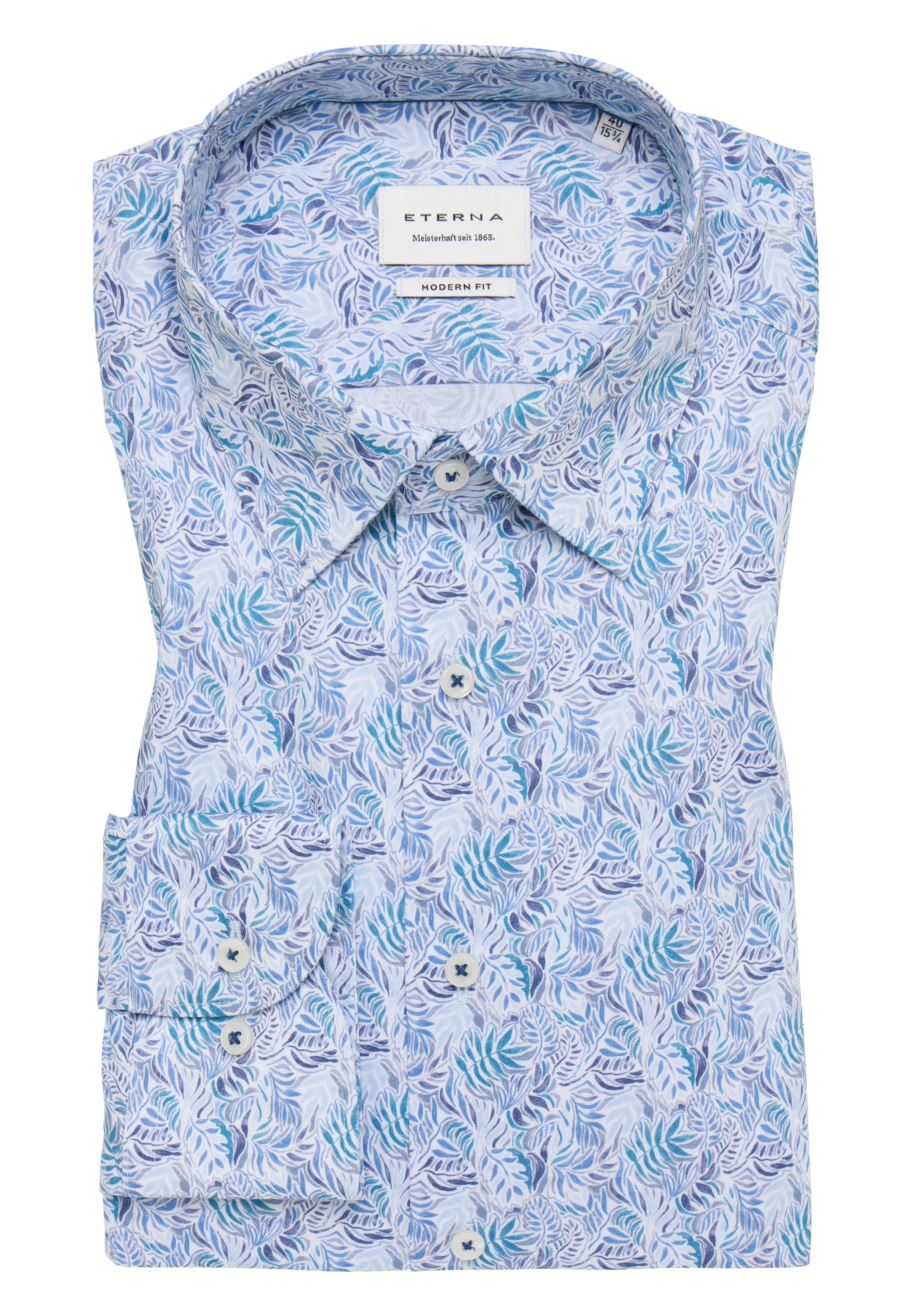 Eterna Langarmhemd »MODERN FIT«, NON IRON (bügelfrei)