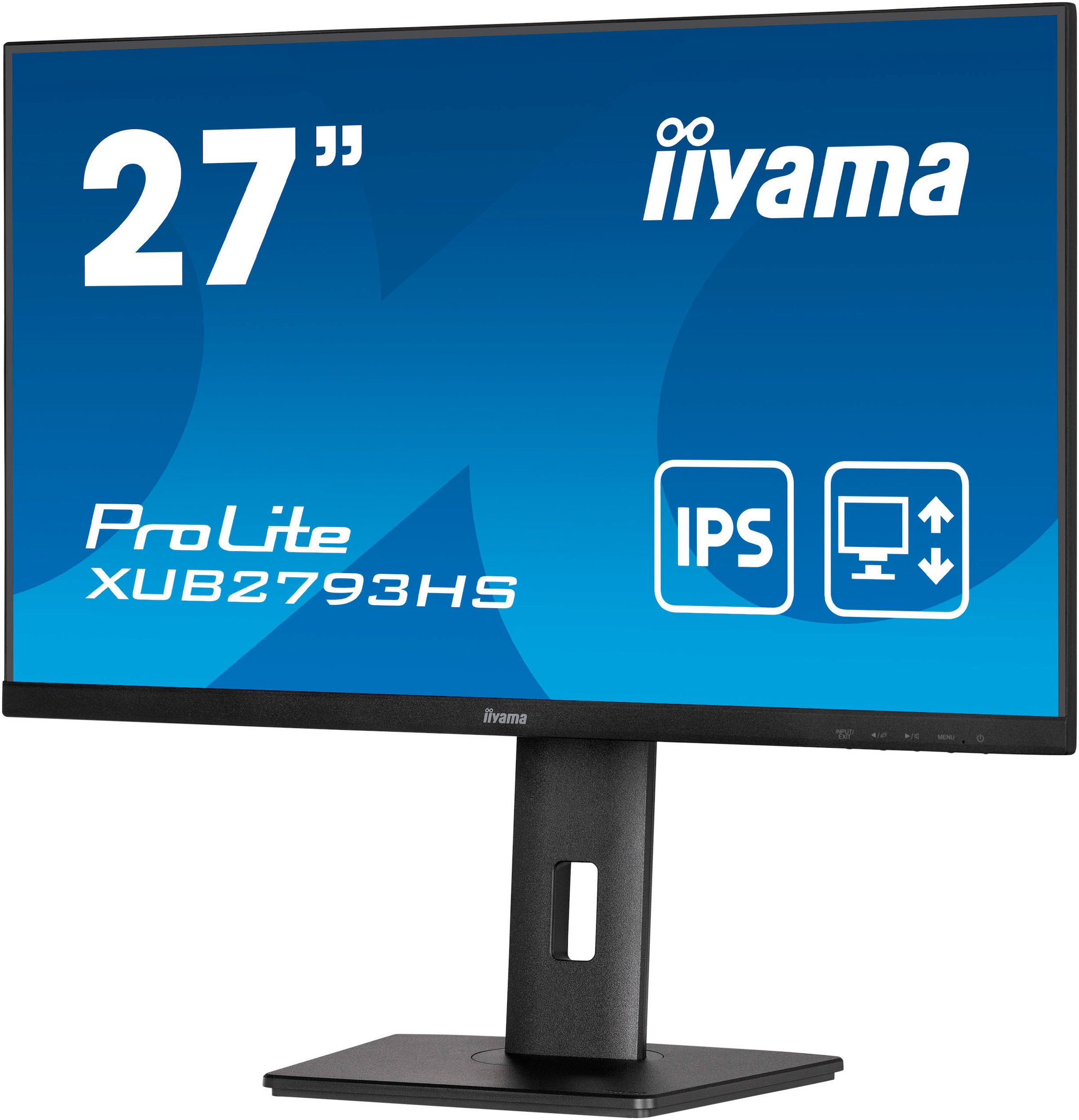 Iiyama LED-Monitor »XUB2793HS-B7«, 69 cm/27 Zoll, 1920 x 1080 px, Full HD, 1 ms Reaktionszeit, 100 Hz