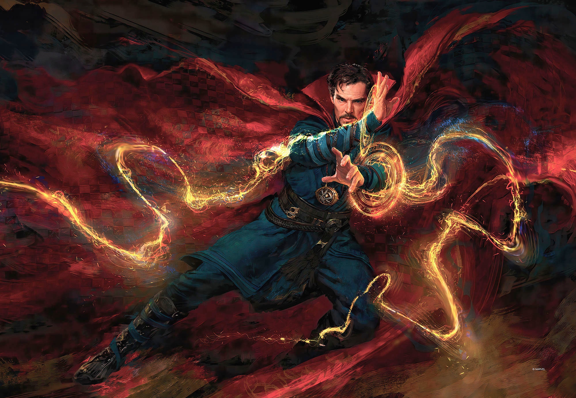 Komar Leinwandbild »Doctor Strange Sorcerer Supreme - Größe 60 x 40 cm«, Disney, (1 St., 60 x 40 cm (Breite x Höhe), Keilrahmenbild mit Echtholzrahmen, Kinderzimmer