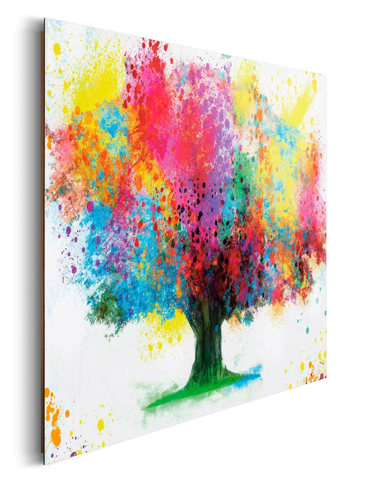 Reinders! Deco-Panel »Coloured Tree«, Baum-Baumbilder