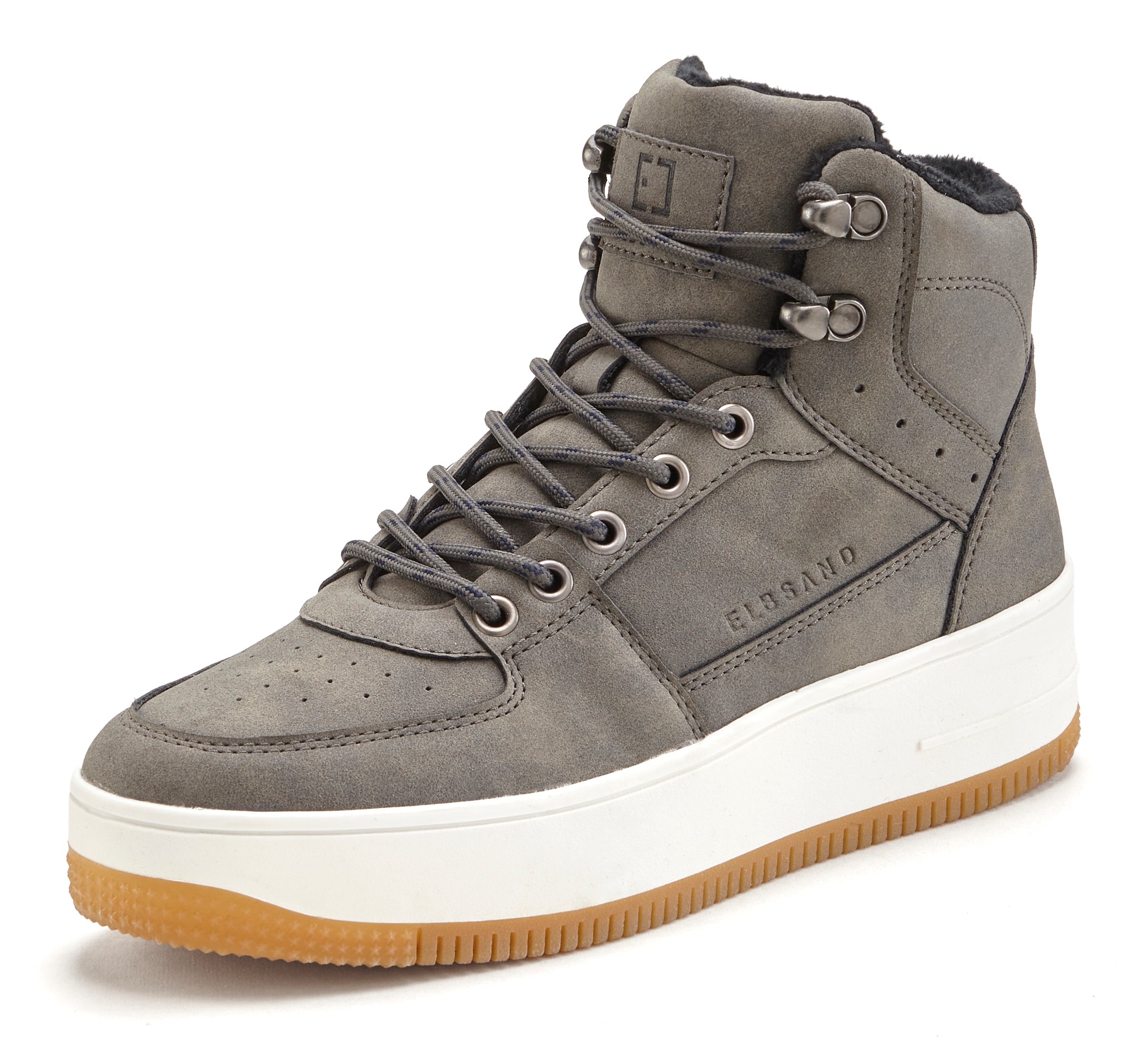 Elbsand Sneaker  mit kuscheligem Warmfutter, Freizeitschuh, Halbschuh, High Top Sneaker