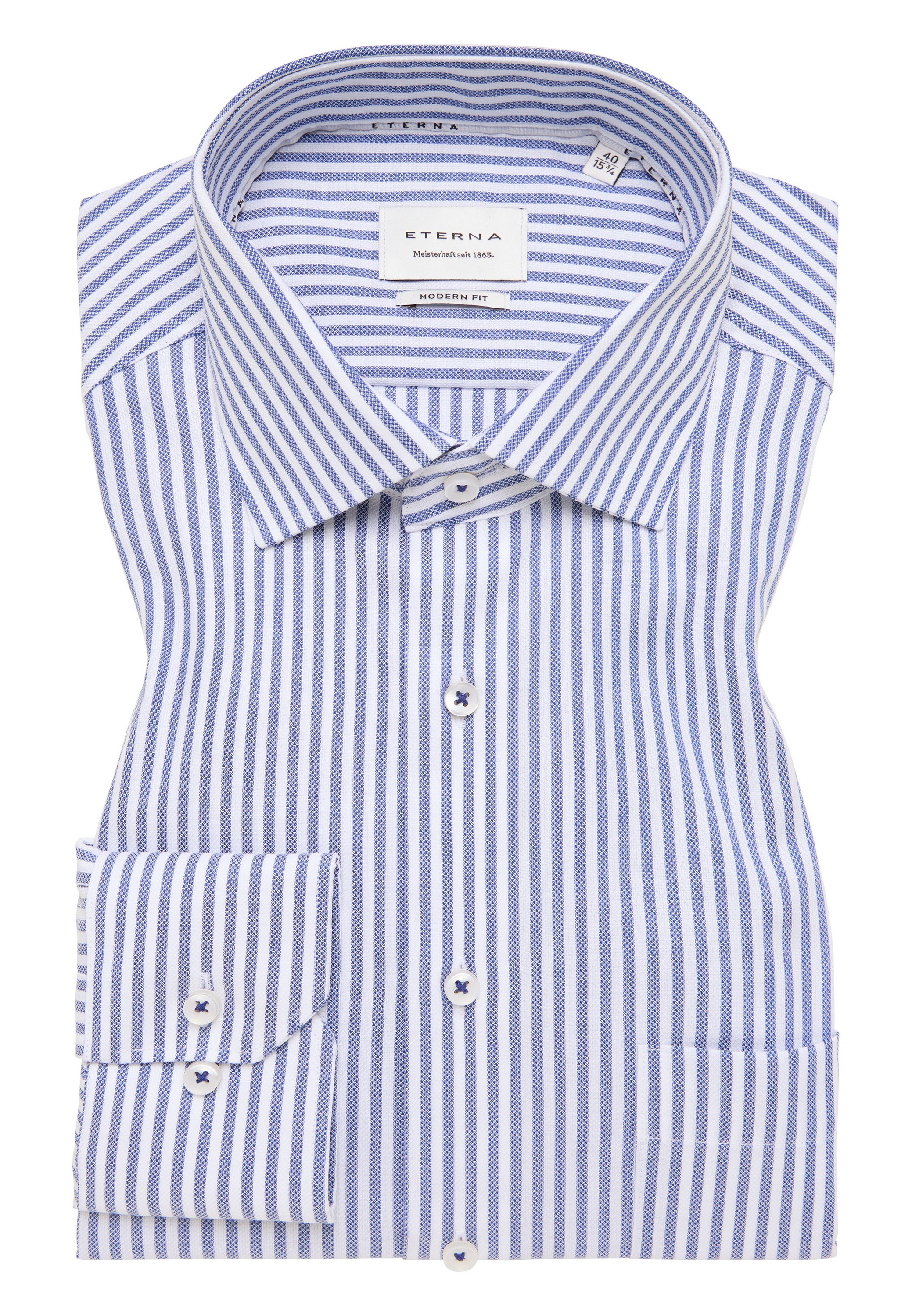 Eterna Langarmhemd »MODERN FIT«, NON IRON (bügelfrei)
