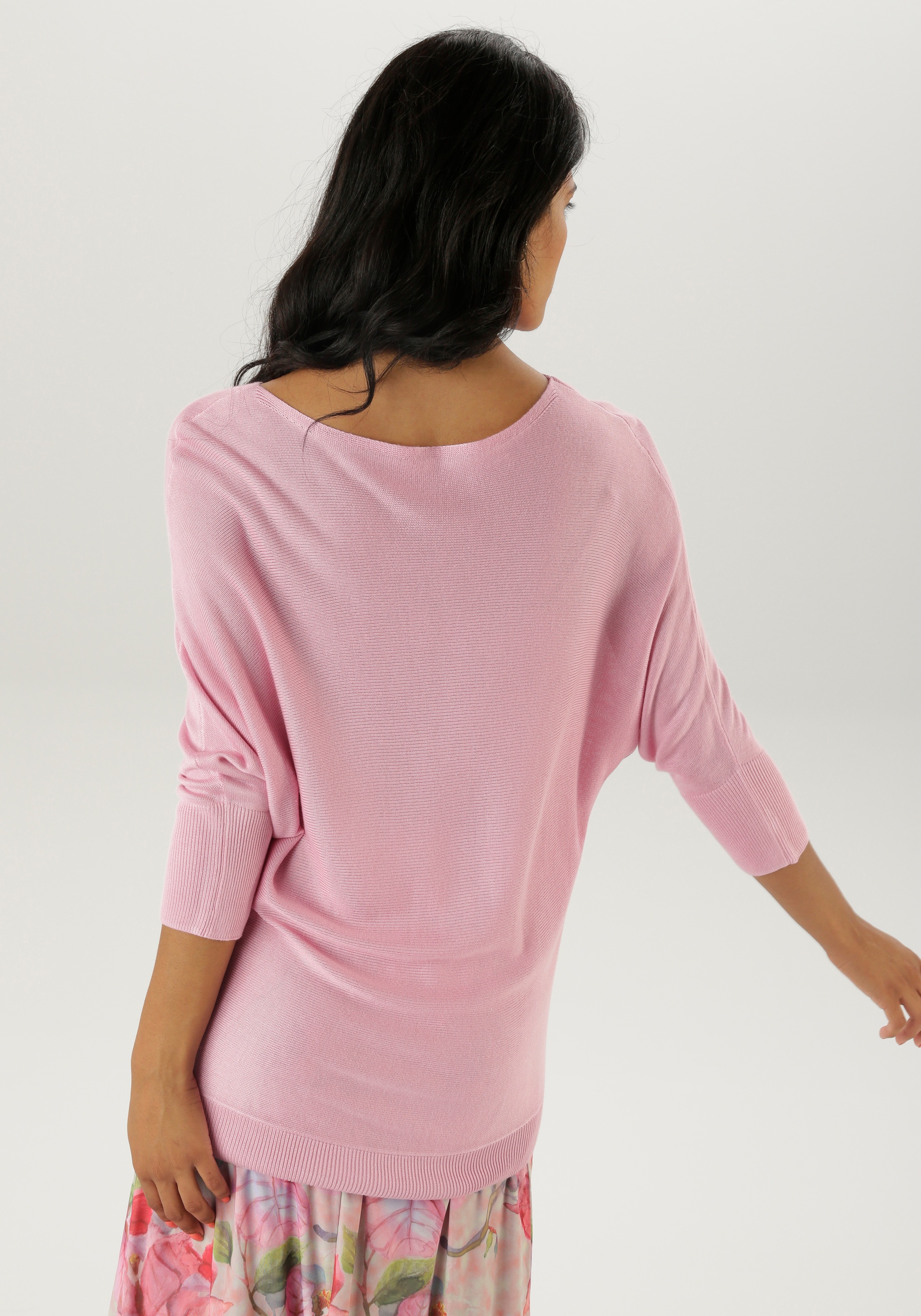 Aniston SELECTED Strickpullover, mit U-Boot-Ausschnitt