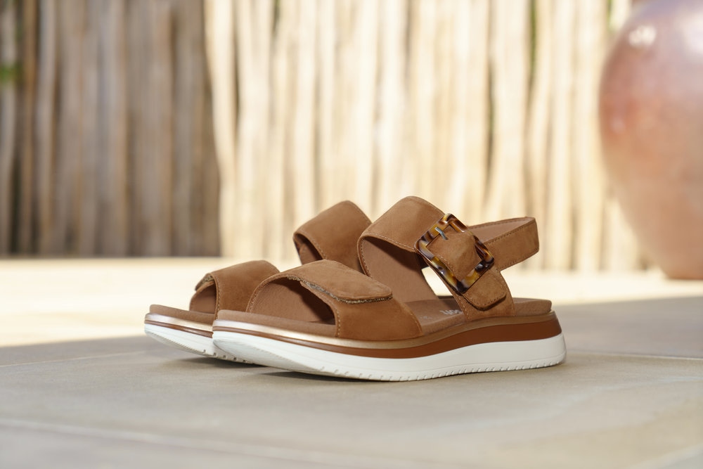 Remonte Plateausandale  Sommerschuh, Sandalette, Klettschuh mit Lite ´n Soft-Ausstattung