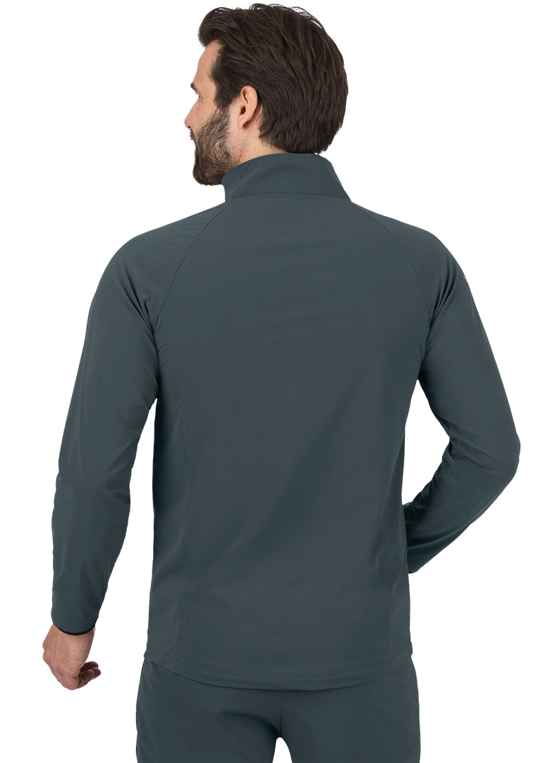 Trigema Trainingsjacke »TRIGEMA Raglan-Jacke mit Netzinnenfutter«, (1 St.)
