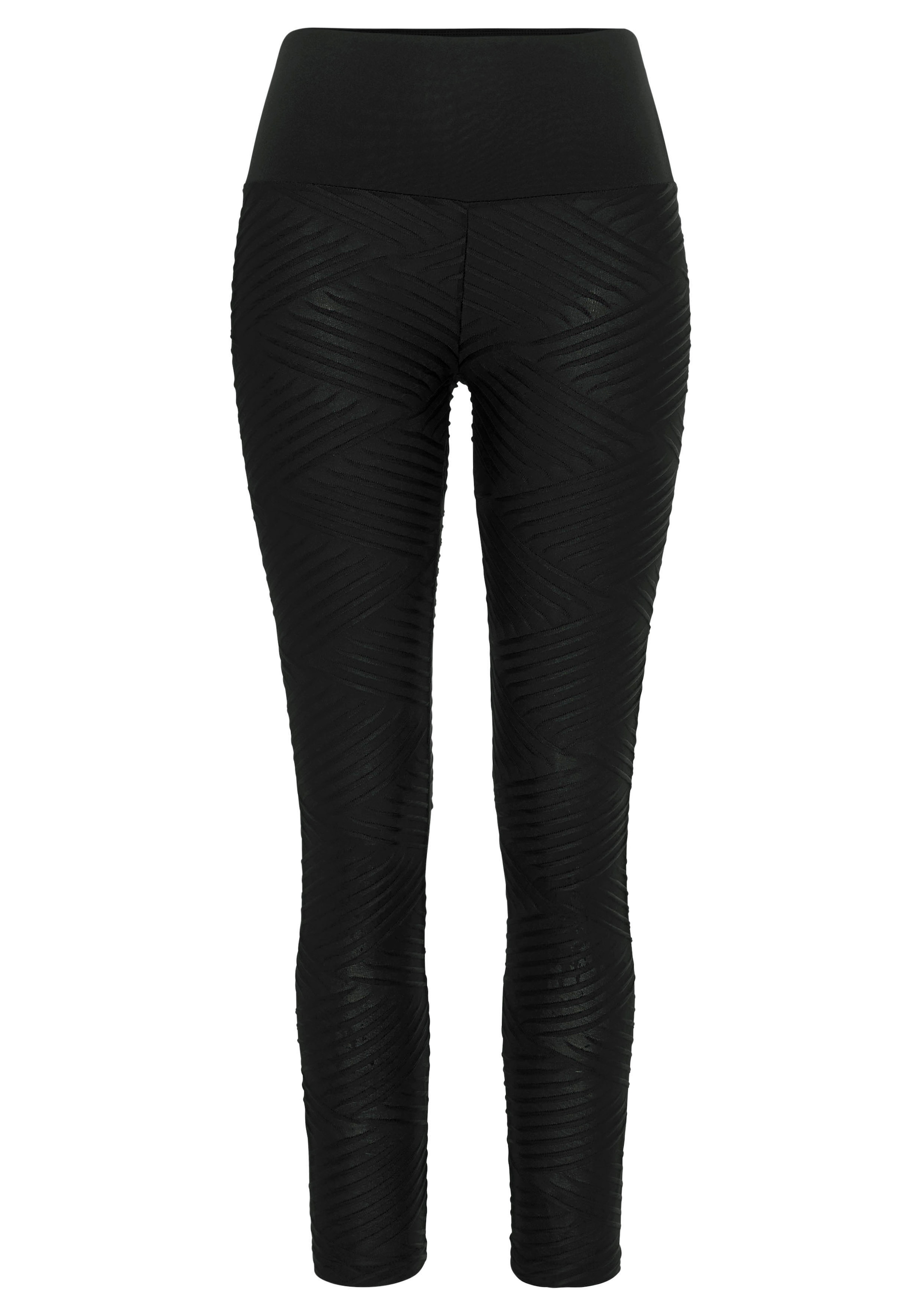 LASCANA ACTIVE Leggings, Sportleggings mit 3D-Struktur