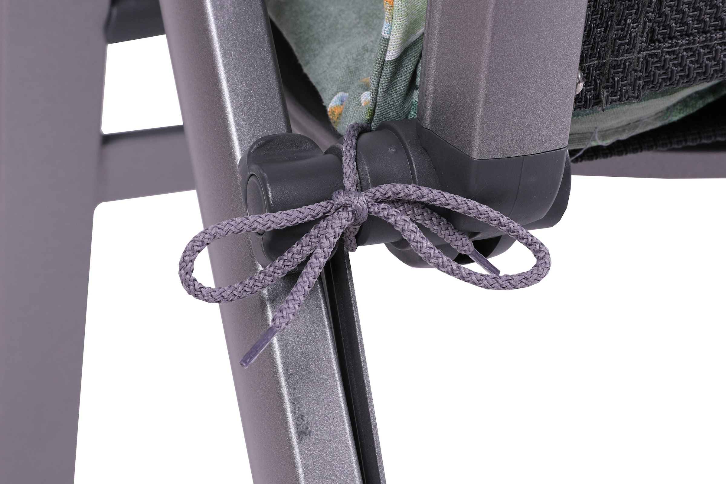 GO-DE Sesselauflage Blätter / Beeren grün - Maße BxLxH ca.: 50 cm x 100 cm x 7 cm