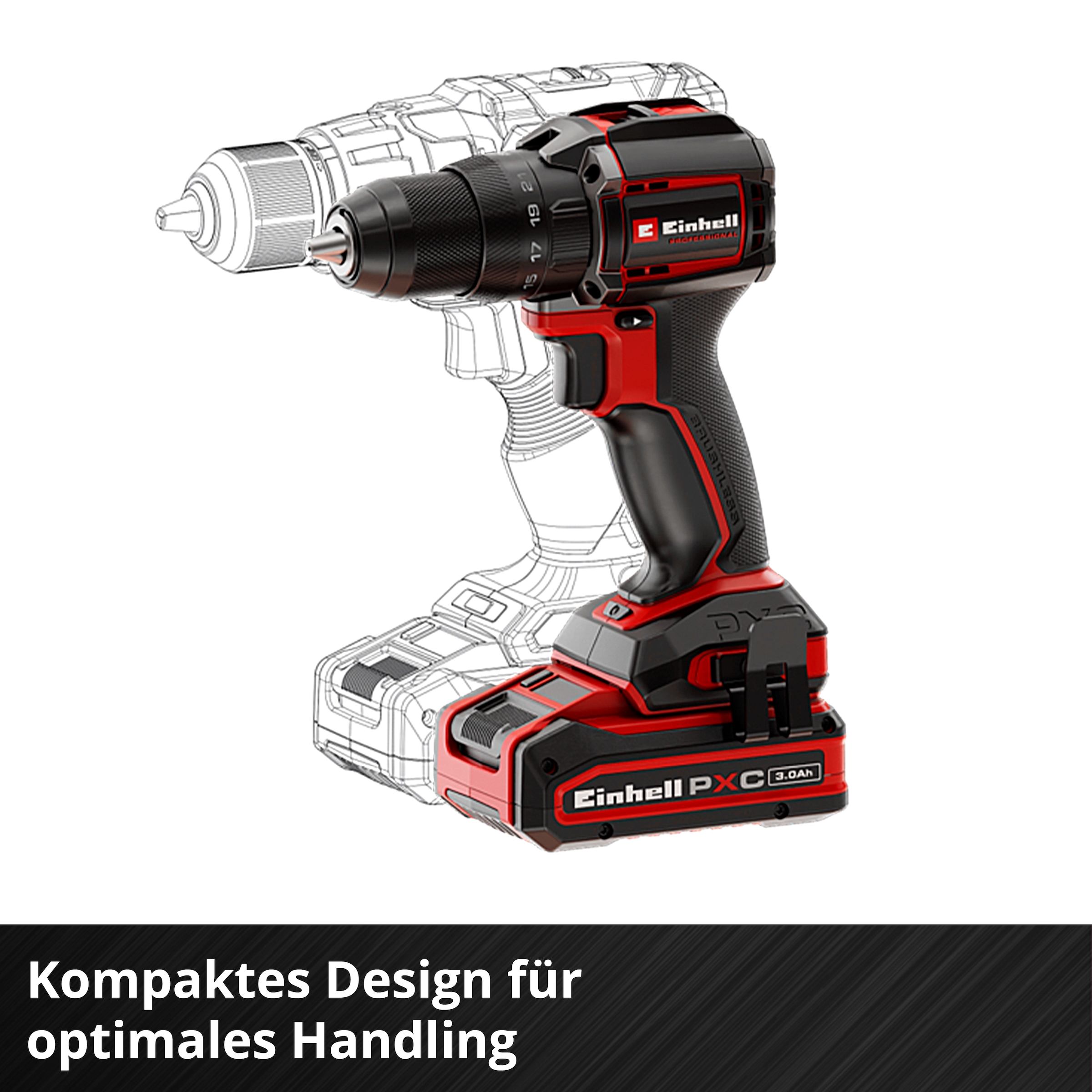 Einhell Akku-Schlagbohrschrauber »Professional TP-CD 18/50-C Li-i BL - Solo« ohne Akku und Ladegerät