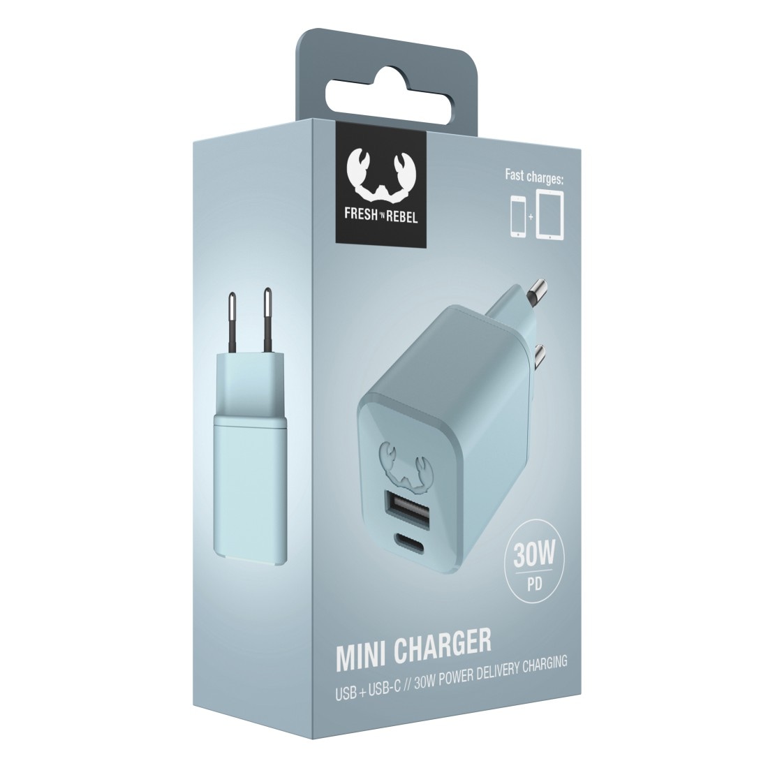 Fresh´n Rebel USB-Ladegerät »Mini-Charger USB-C und USB-A, PD 30W«