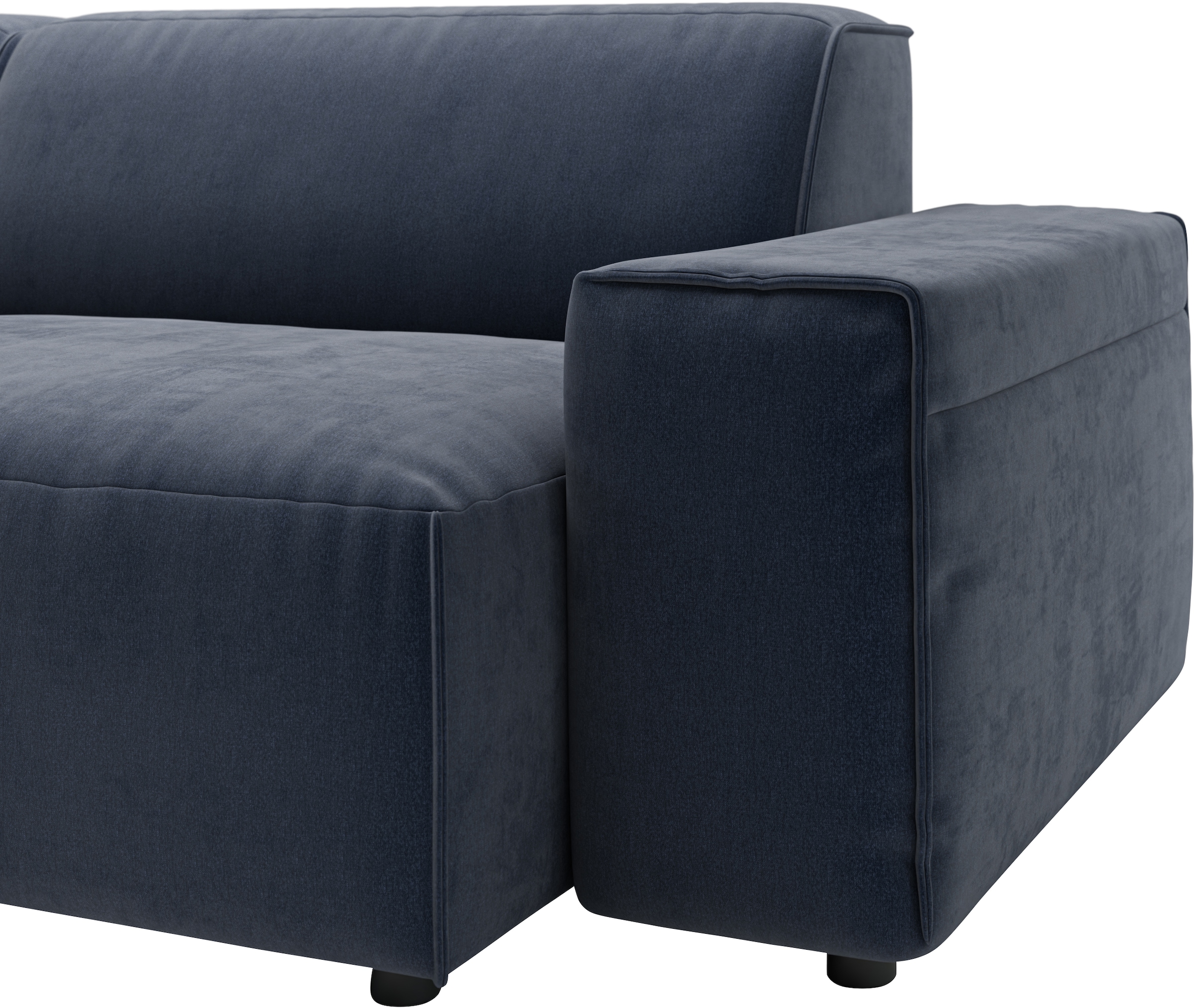 andas Ecksofa »Glimminge L-Form auch in Breitcord, Feincord + Easy care-Bezug,«, Breite 264, Zierkissen