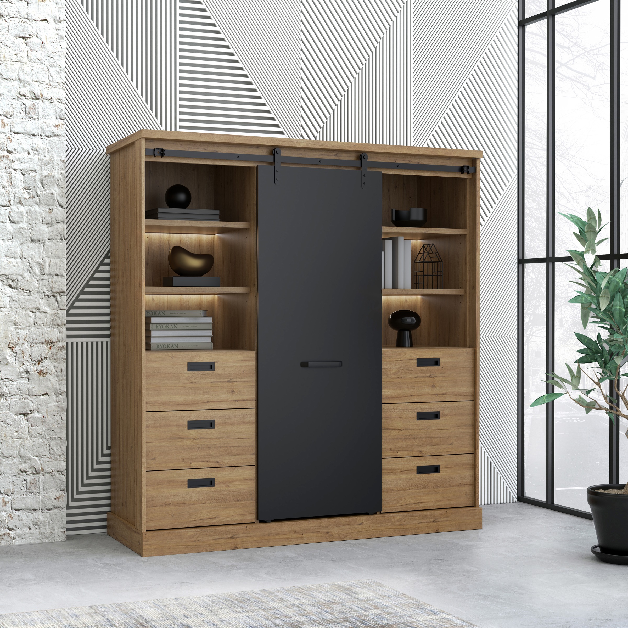 FORTE Highboard »Kaszimiro«