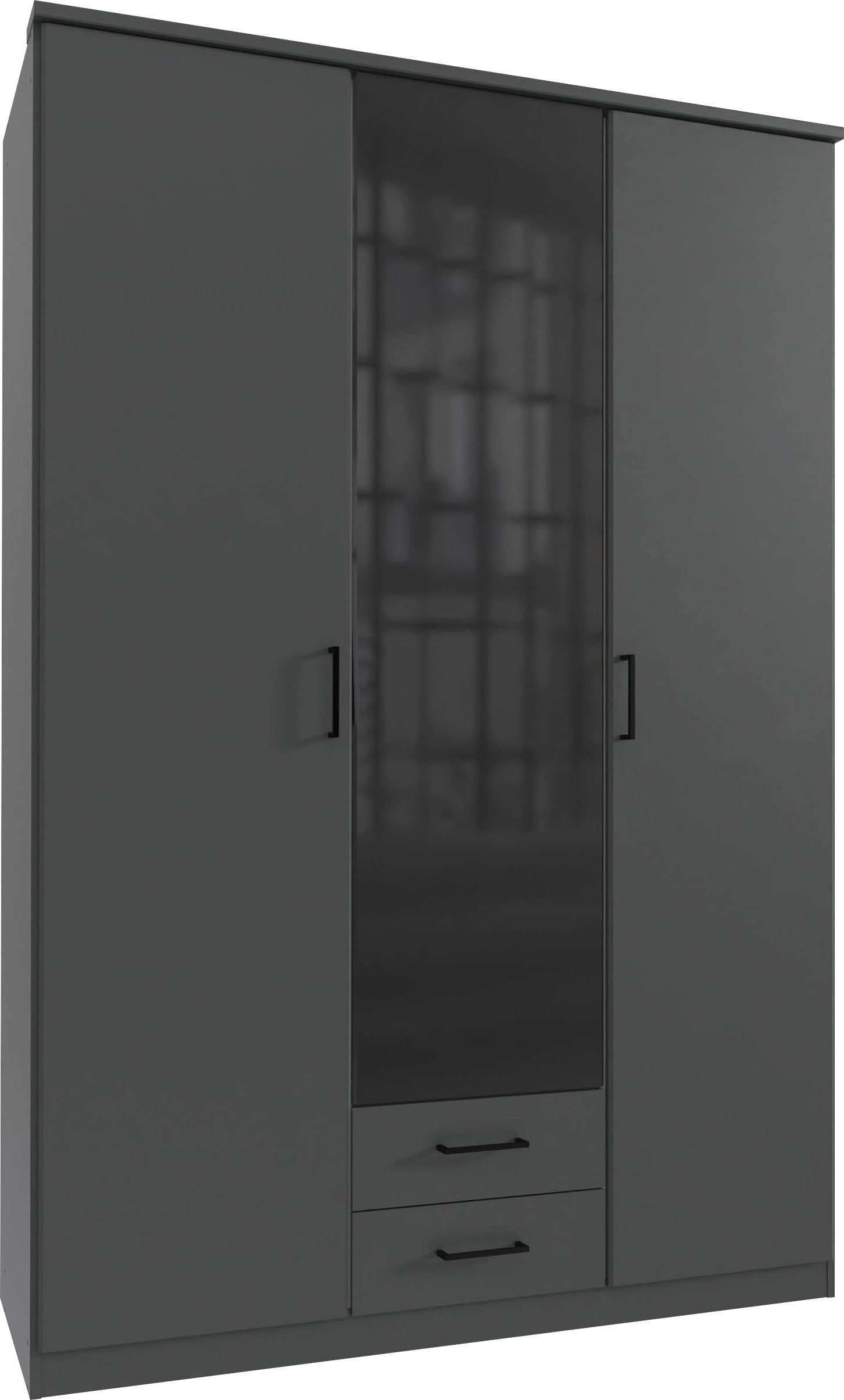 wahlweise oder kaufen Farbglas-Tür, bequem Drehtürenschrank 180cm 135 breit »Soest«, Wimex mit