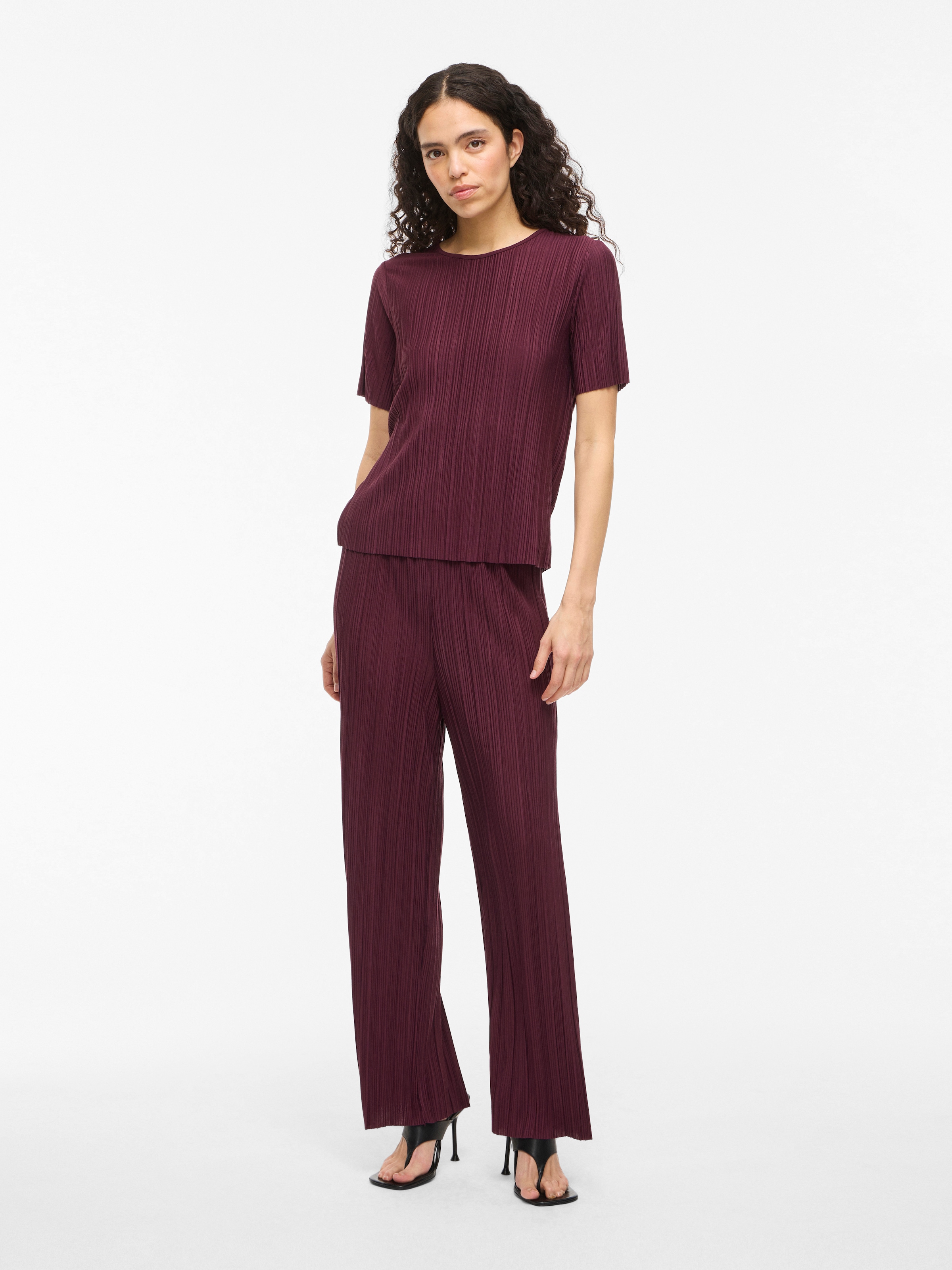 Vila Kurzarmshirt »VIPLISA O-NECK S/S TOP - NOOS«