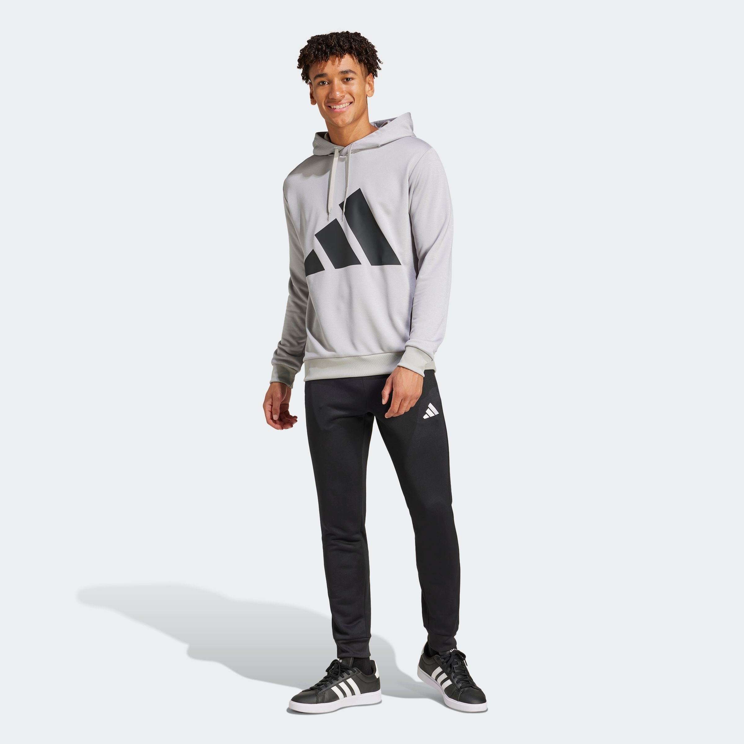 adidas Sportswear Trainingsanzug »M BL FT HD TS«, (2 tlg.), aus weichem French-Terry-Material, Hoodie
