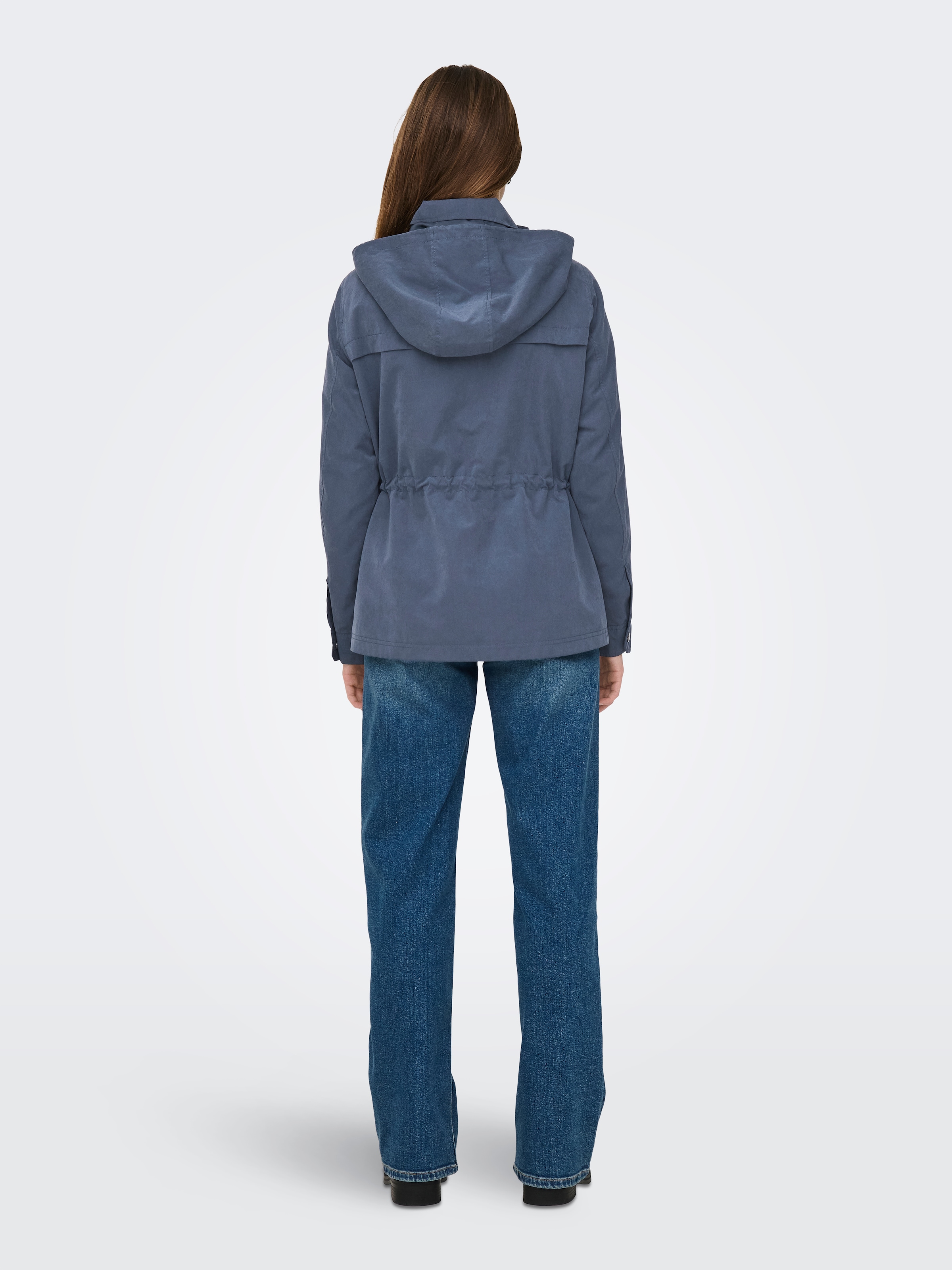 ONLY Parka »ONLNEWSTARLINE SPRING JACKET CC OTW« mit Kapuze mit durchgehendem und verdecktem Reißverschluss