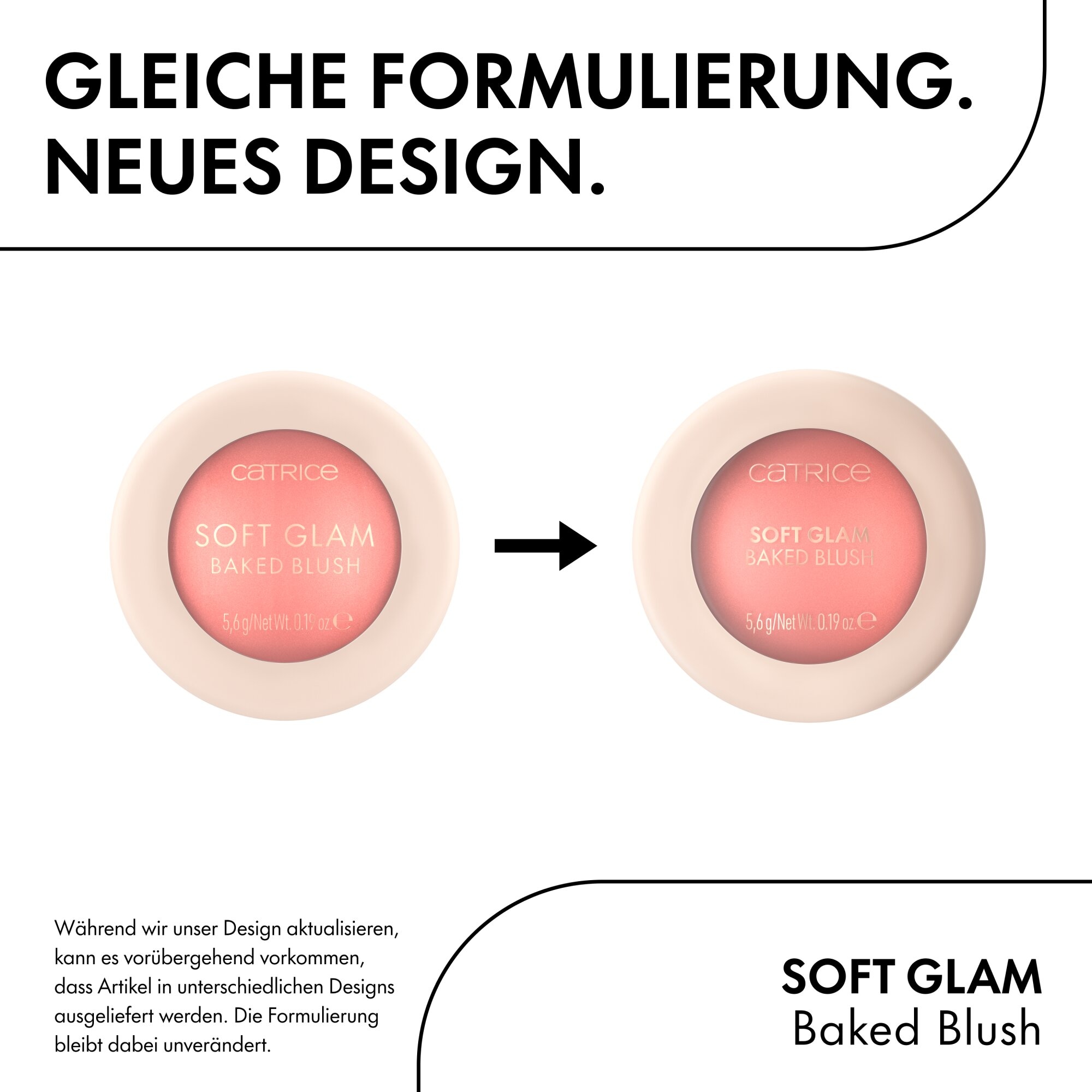 Catrice Rouge »Soft Glam Baked Blush« Lichtreflektierende Perlen für eine natürliche Ausstrahlung
