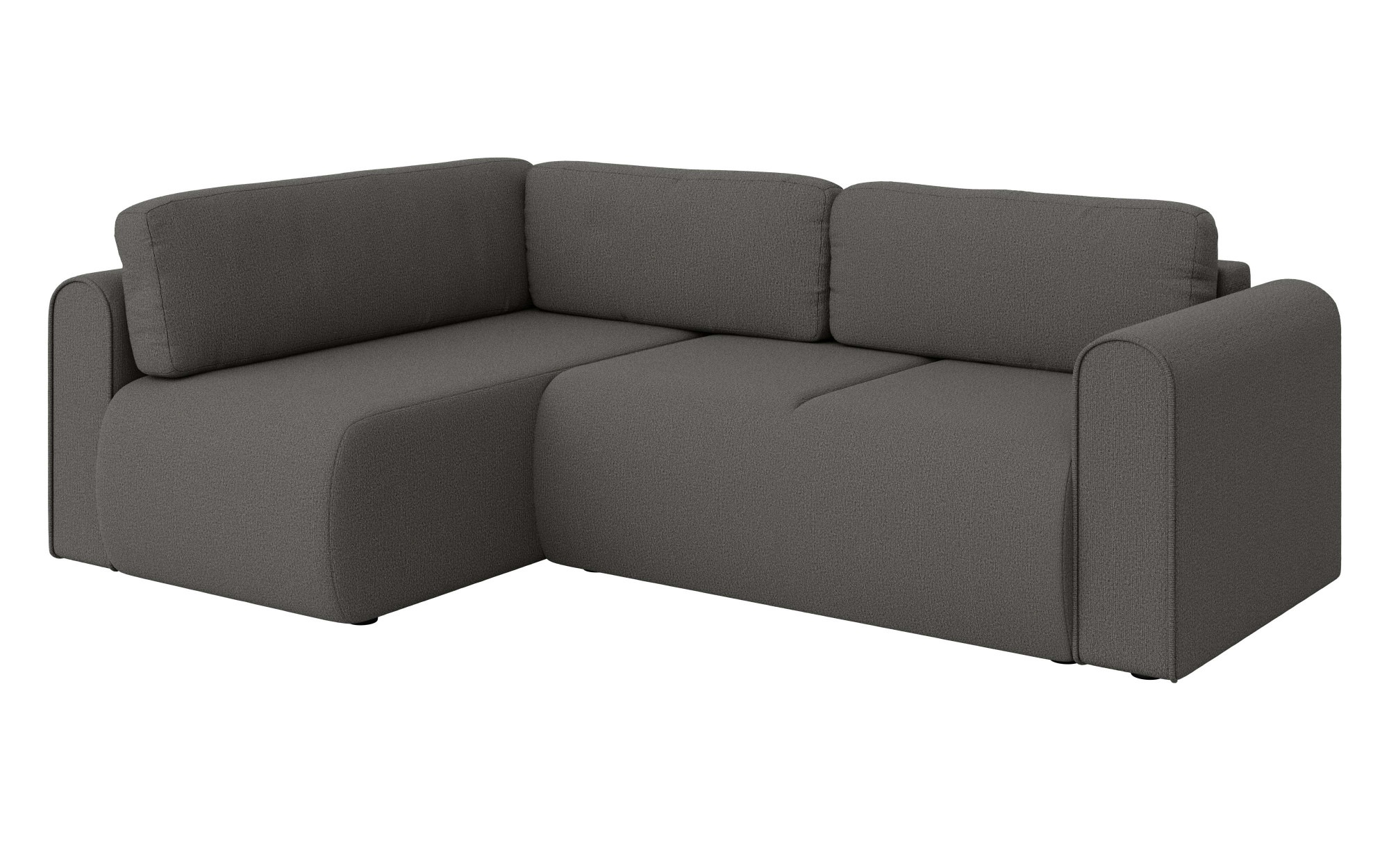OTTO home Ecksofa »Zacharia wahlweise Schlafsofa mit Bettkasten, B/T/H 250/166/86 cm« L-Form mit Wellenunterfederung, Ottomane rechts oder links bestellbar