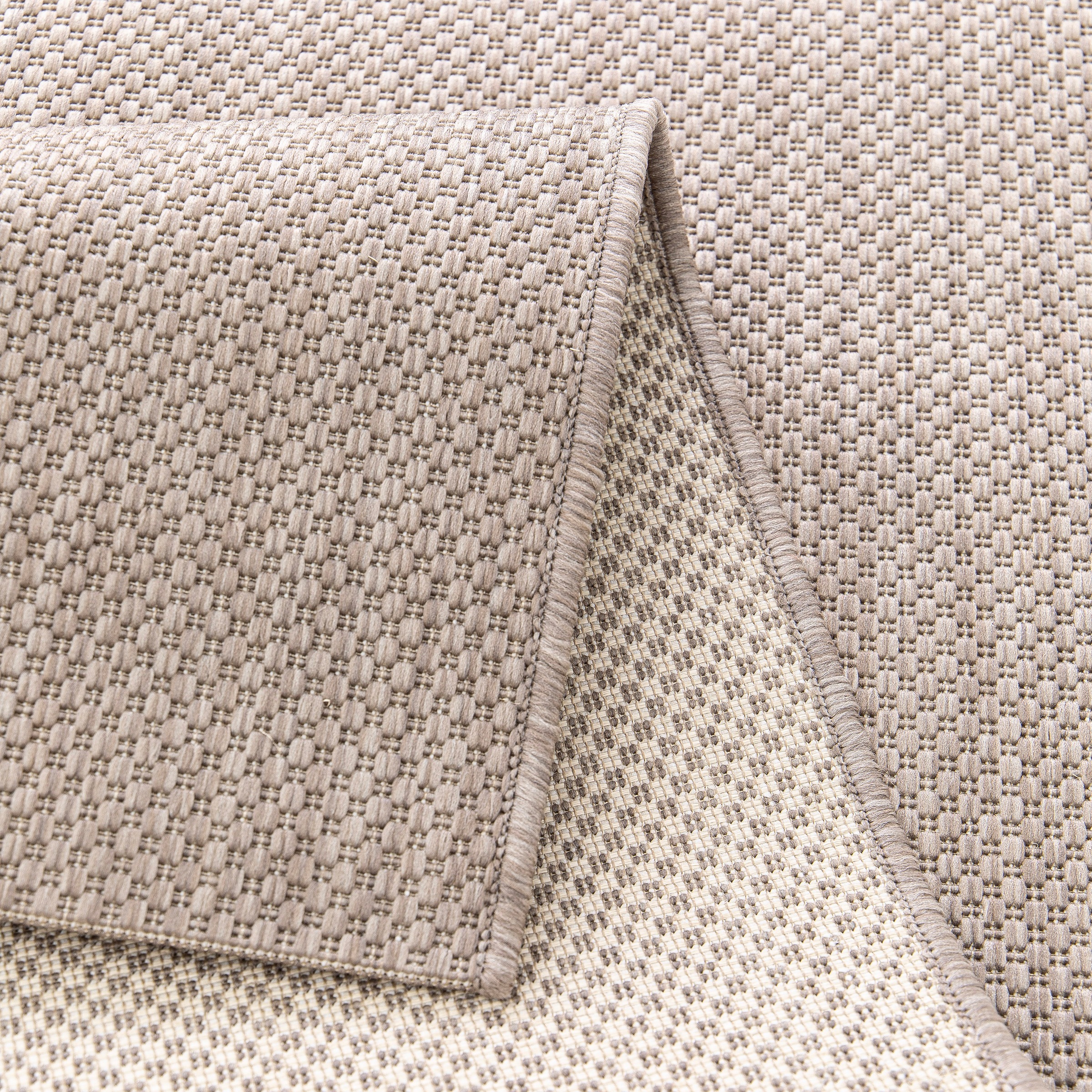 my home Teppich »Florida, Made in Belgium«, rechteckig, 7 mm Höhe, Outdoor, Sisal-Optik, für Balkon & Terrasse, Wetterfest & UV-beständig