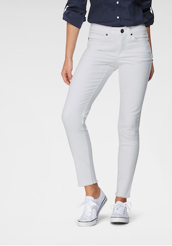 Arizona Skinny-fit-Jeans »knöchellang mit Fransensaum«, Mid Waist kaufen
