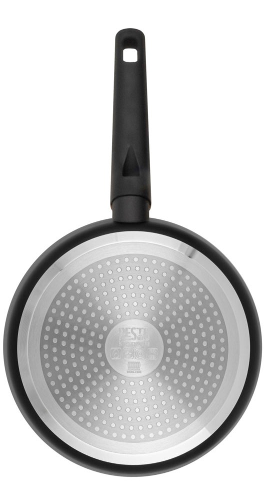 RESTO Kitchenware Bratpfanne »Mon, Universalpfanne antihaftbeschichtet und spülmaschinenfest« Aluminium 1 Stk. tlg. mit verstärktem Boden und ergonomischem Griff in Holzoptik