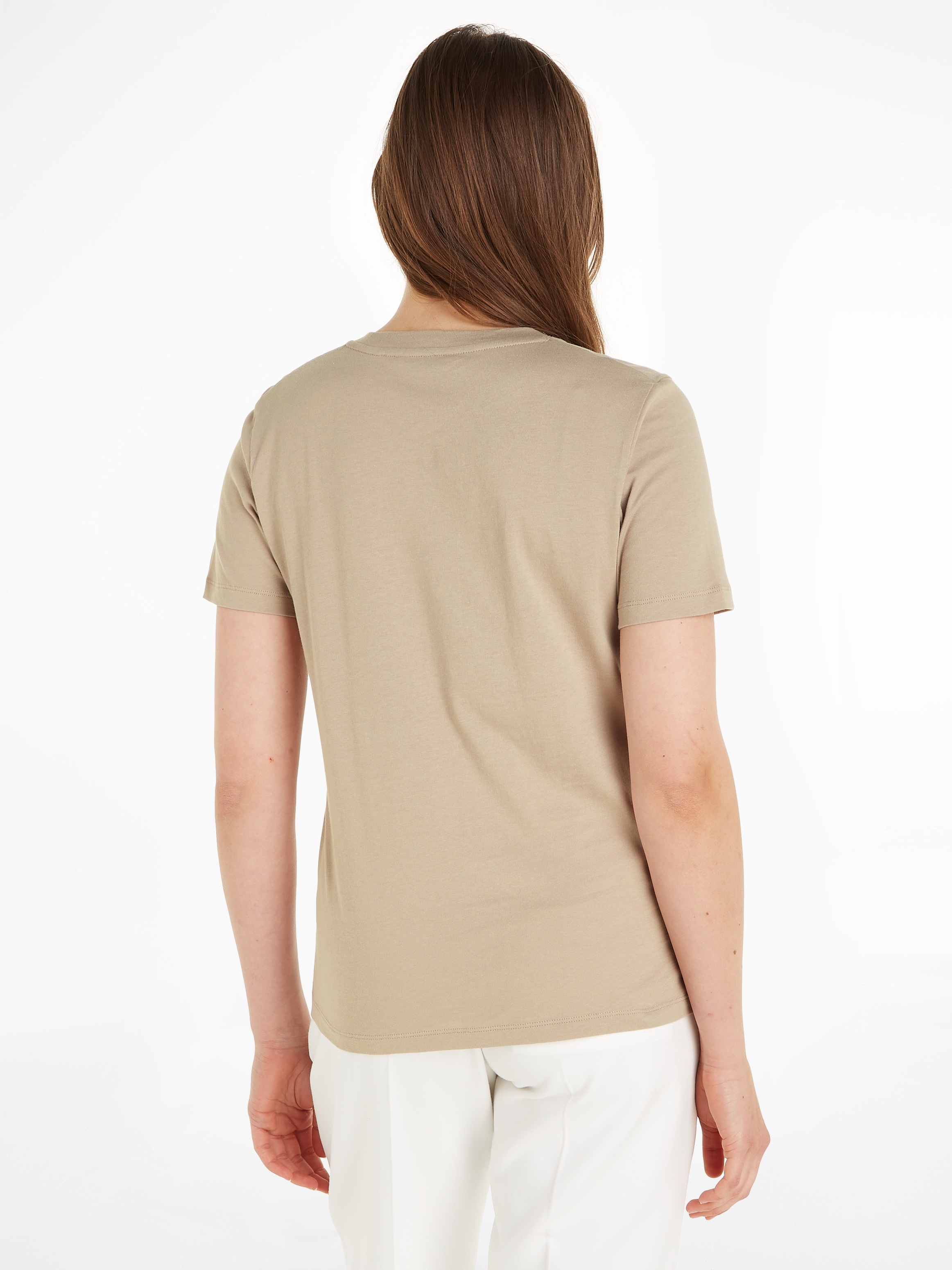 Tommy Hilfiger T-Shirt »REG LOGO mit CORP C-NK ♕ Logo bei SS«