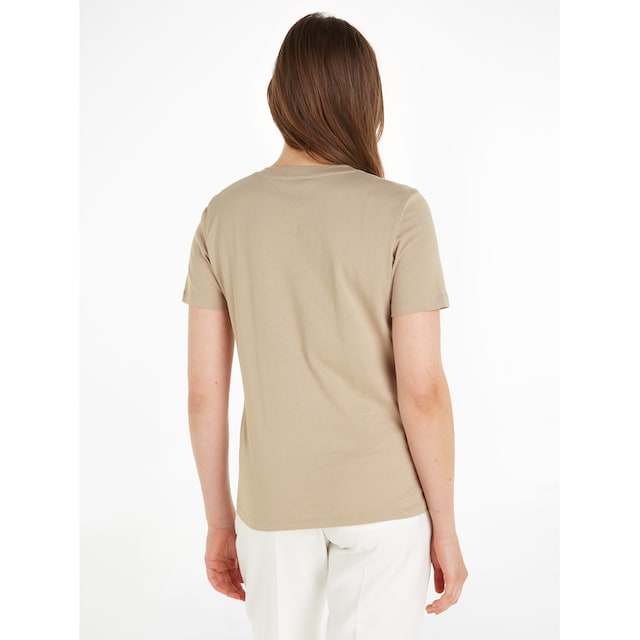 Tommy Hilfiger T-Shirt »REG CORP LOGO C-NK SS«, mit Logo bei ♕