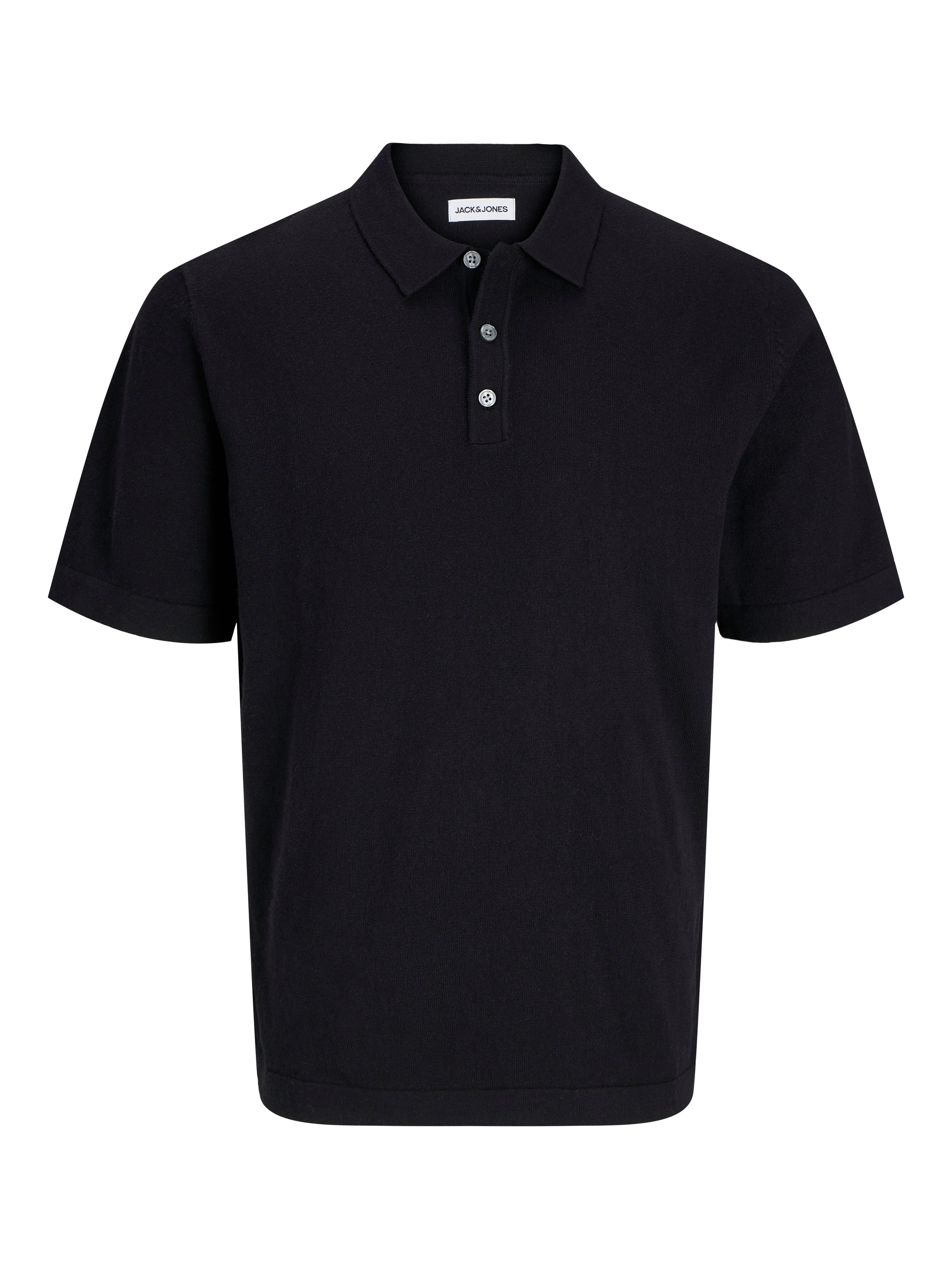 Jack & Jones Kurzarmpullover »JJEEMIL KNIT RELAXED POLO SS SN« mit Polo Kragen