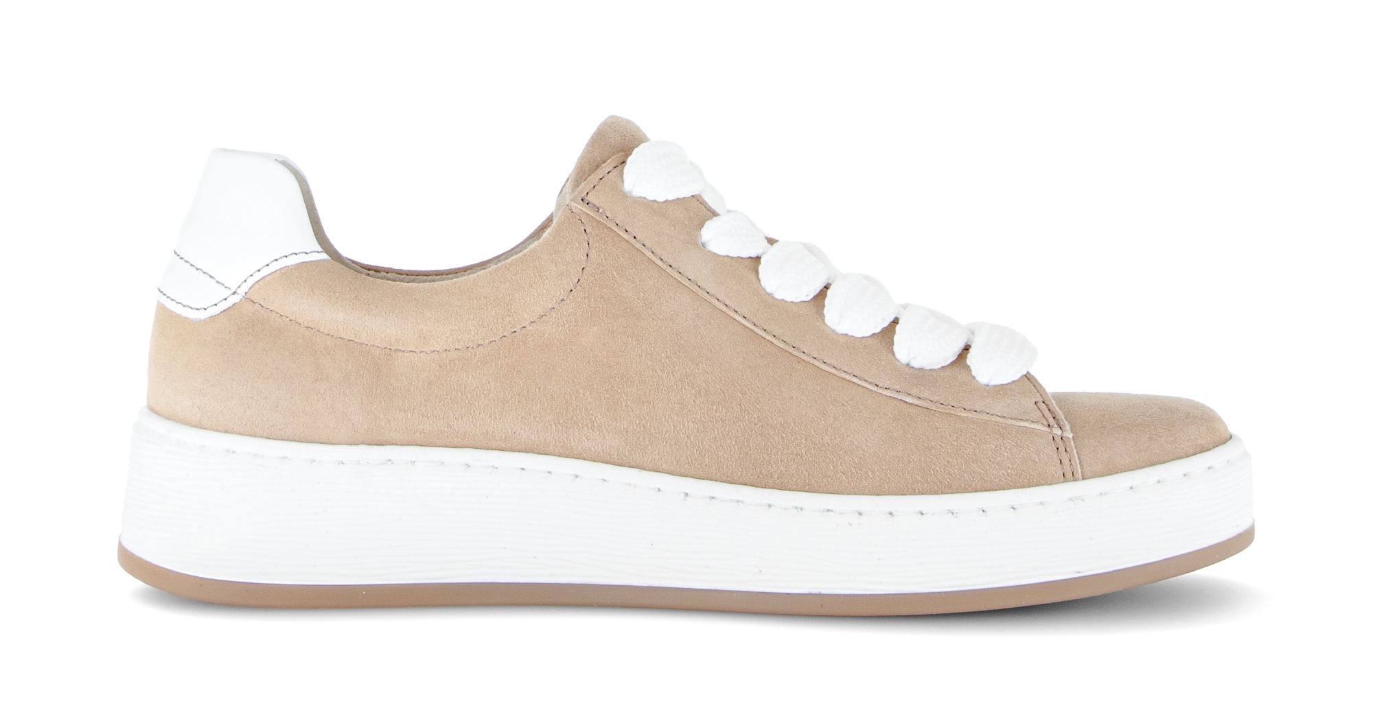 Gabor Plateausneaker »FLORENZ«  , Freizeitschuh, Halbschuh, Schnürschuh, dezente Ziernähte, G-Weite